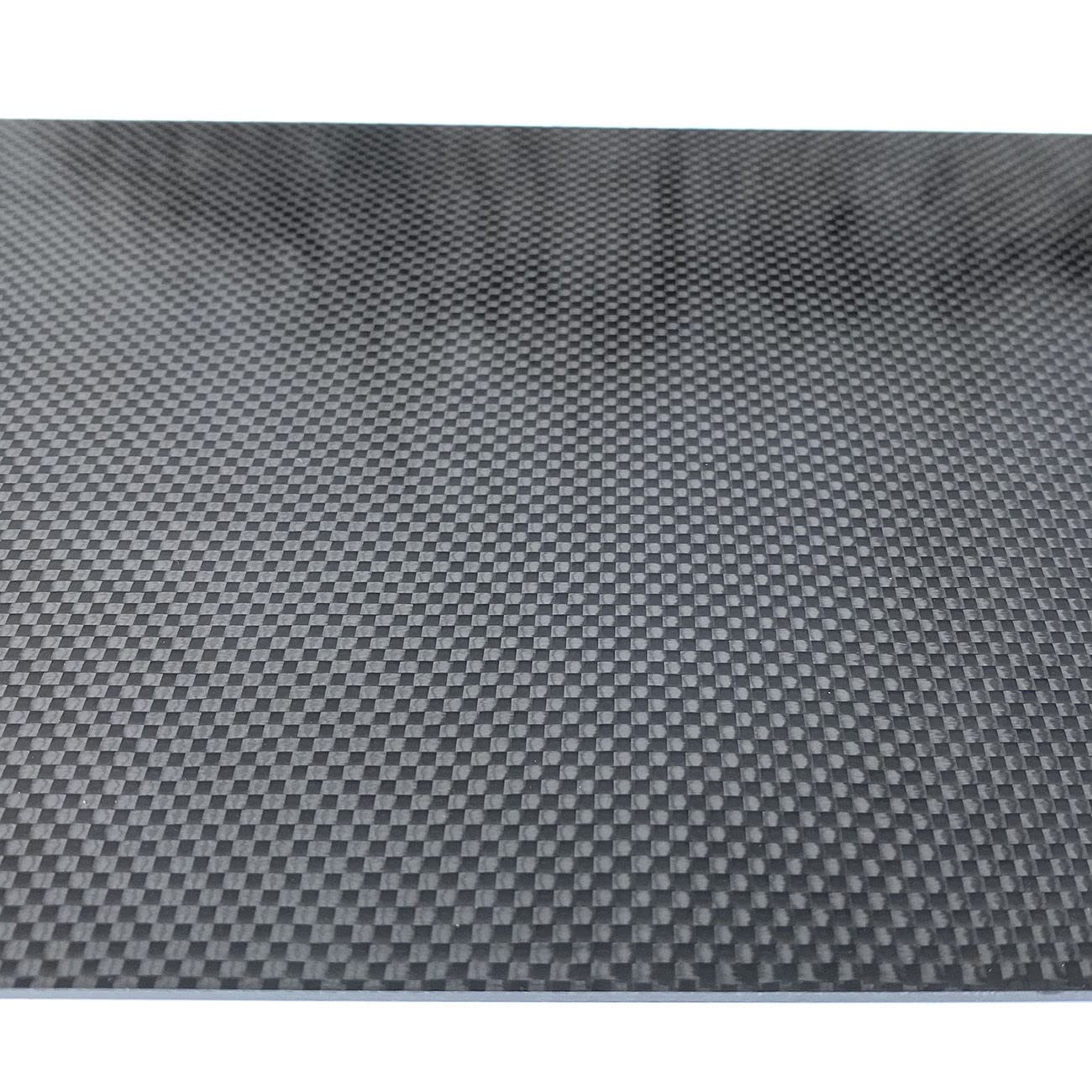 3K Carbon Fiber Sheet 200x300x0.5mm - Glossy Panel for DIY & Automotive