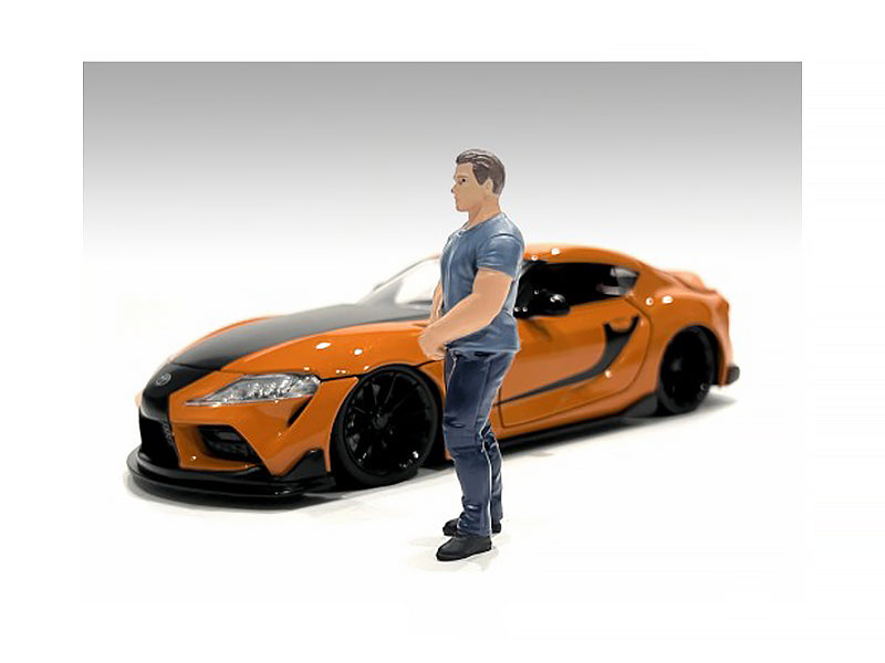 1/24 Scale Model Car Meet 3 Figurine Set - Detailed Miniature Figures for Diecast Car Displays by American Diorama - Perfect for Model Car Shows, Diorama Scenes & Collector Displays