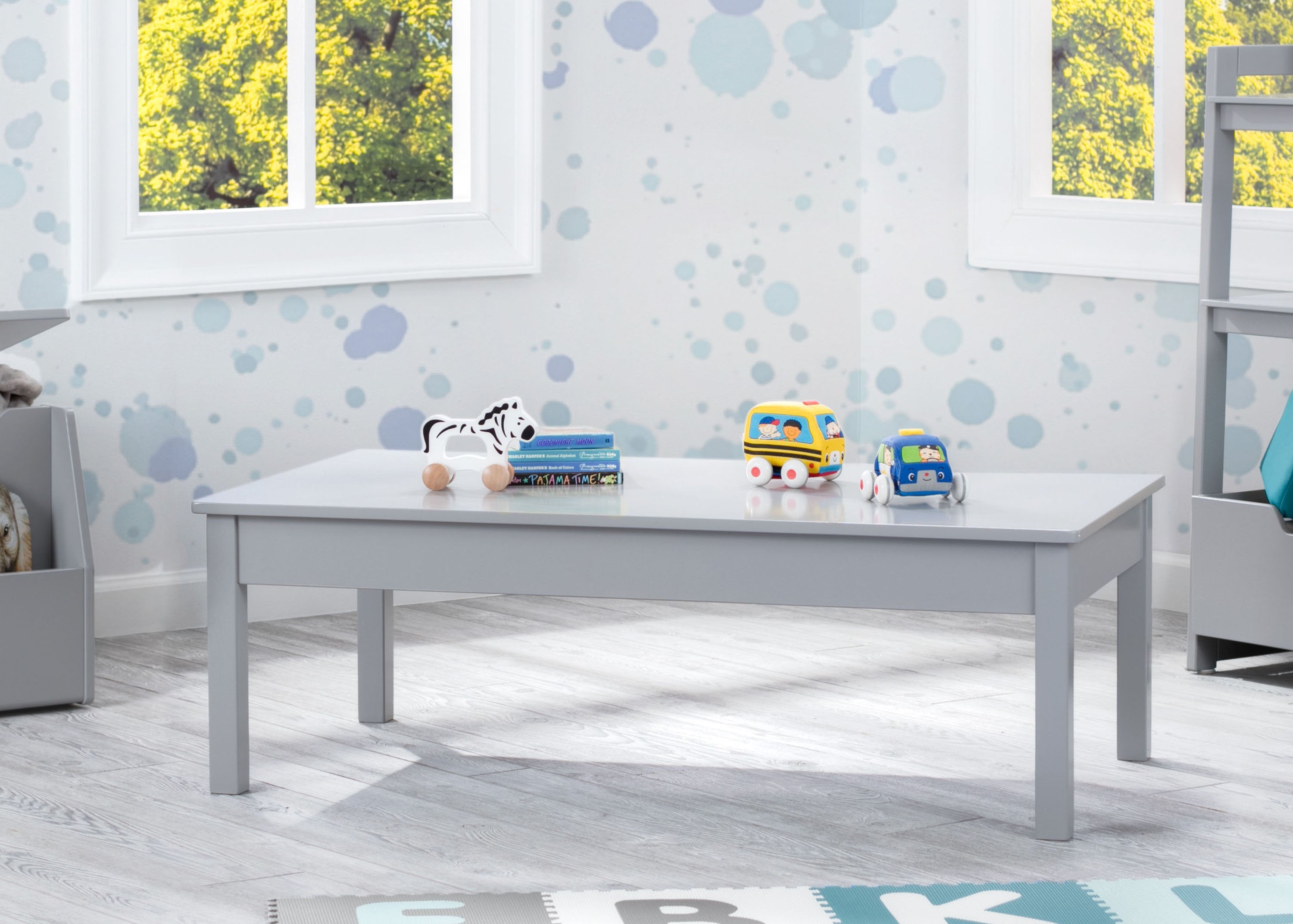 Adjustable Grow With Me Table - Expandable Kids Study Desk for Toddlers to Teens - Perfect for Homeschooling, Online Learning & Bedroom Study Space