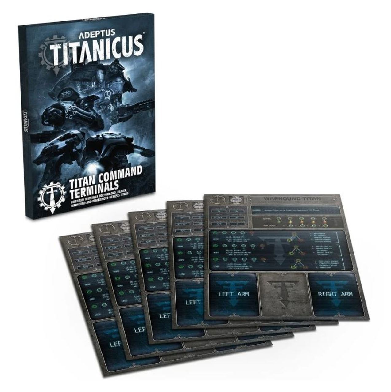 Adeptus Titanicus Titan Command Terminals - Premium Game Accessories for Warhammer 40K Tabletop Battles | Perfect for Strategy Gaming & Collectors