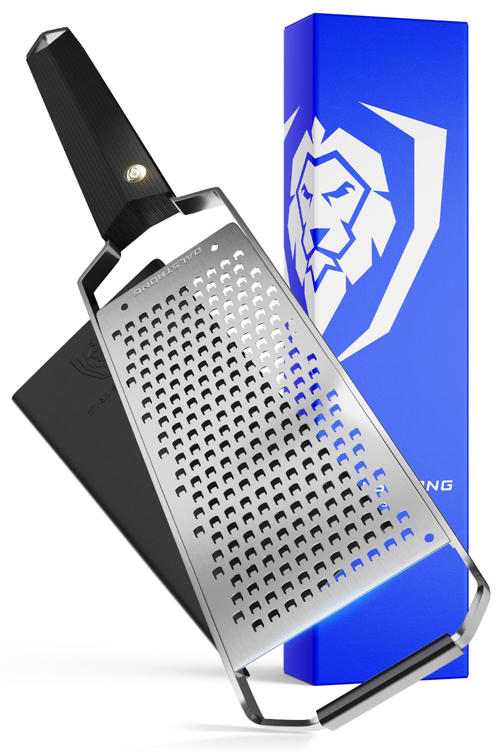 Premium Stainless Steel Wide Cheese Grater - Coarse Shredding for Hard Cheeses | Dalstrong Professional Kitchen Tool | Perfect for Pasta, Pizza & Salad Toppings