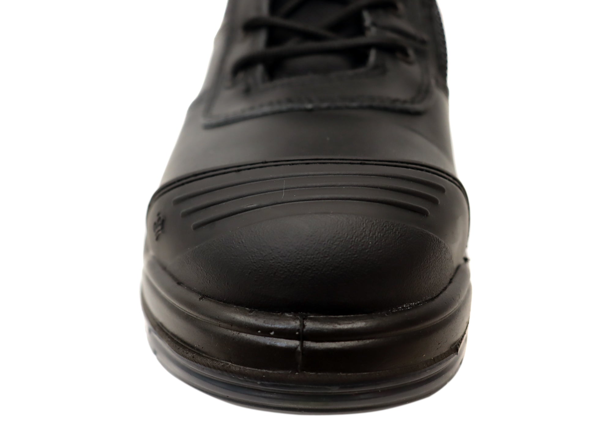 KingGee Men's Steel Toe Work Boots - Black Safety Boots for Construction, Warehouse & Outdoor Work | Durable Tradie Footwear