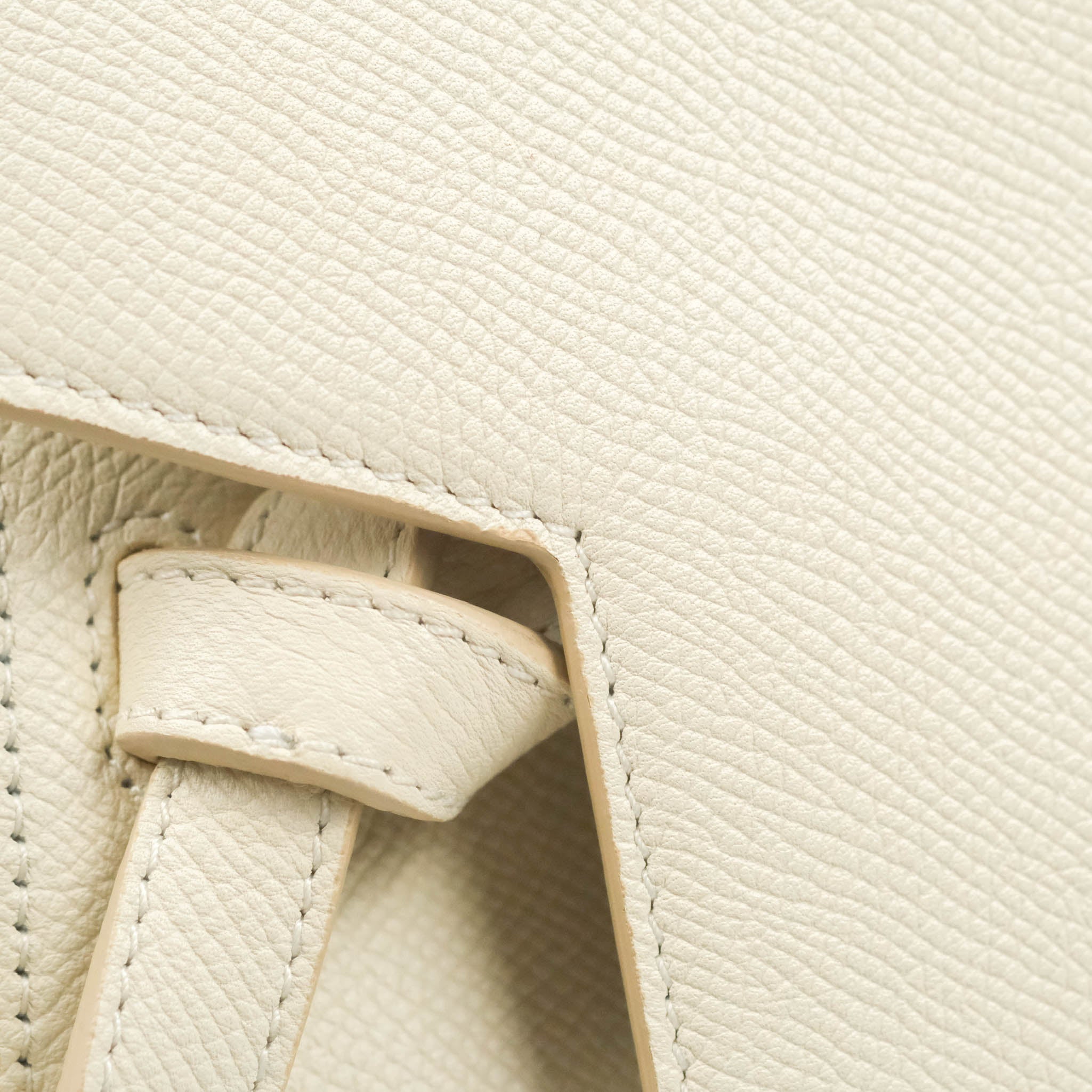 Celine Mini Belt Bag in White Grained Calfskin with Gold Hardware - Perfect for Everyday Use, Work, and Travel