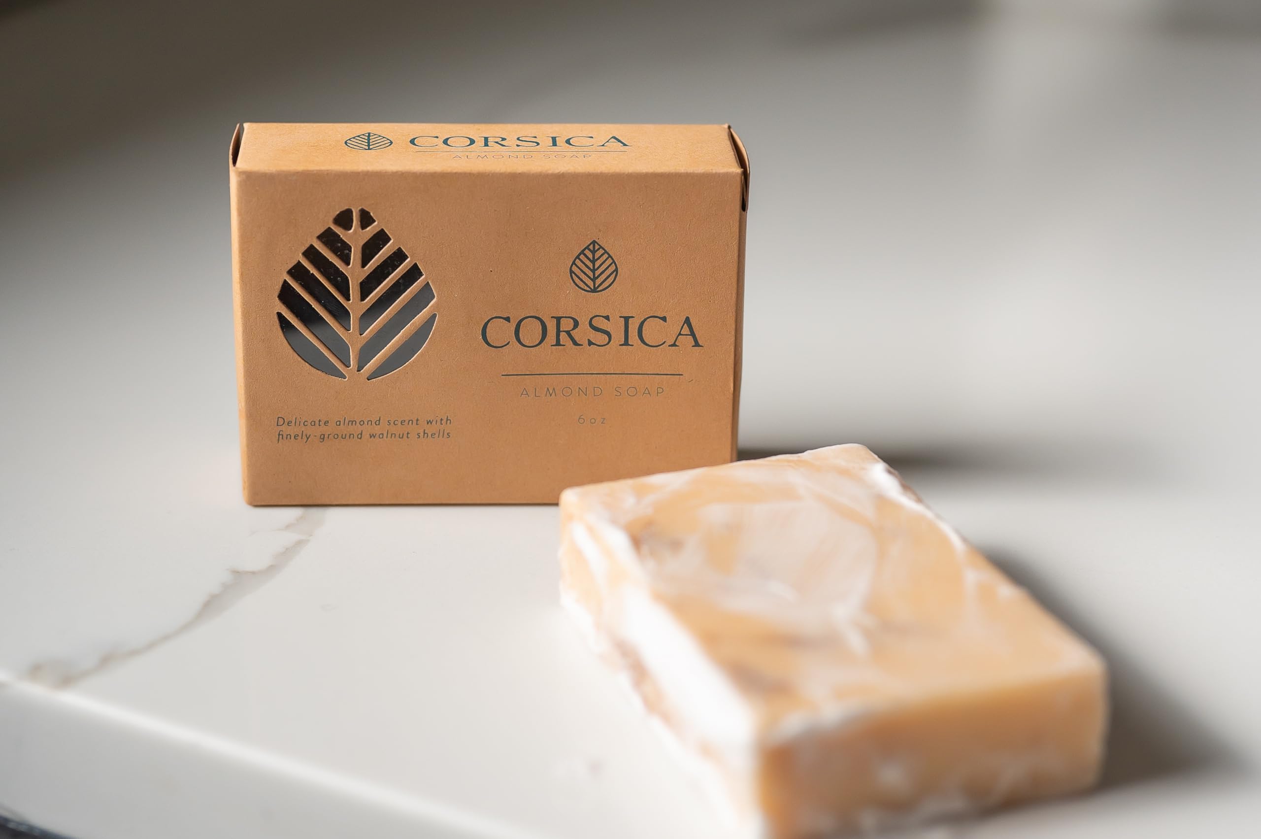 **Corsica Almond Bar Soap - Natural Cleansing Bar for Men & Women | Moisturizing Bath Soap for Face & Body - Perfect for Daily Use, Travel & Gifts**