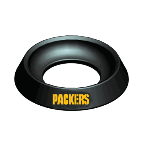 Official NFL Green Bay Packers Display Ball Cup - Collectible Football Memorabilia for Fans & Home Decor | Perfect for Game Day, Man Cave, Sports Bar & Packers Fan Gifts