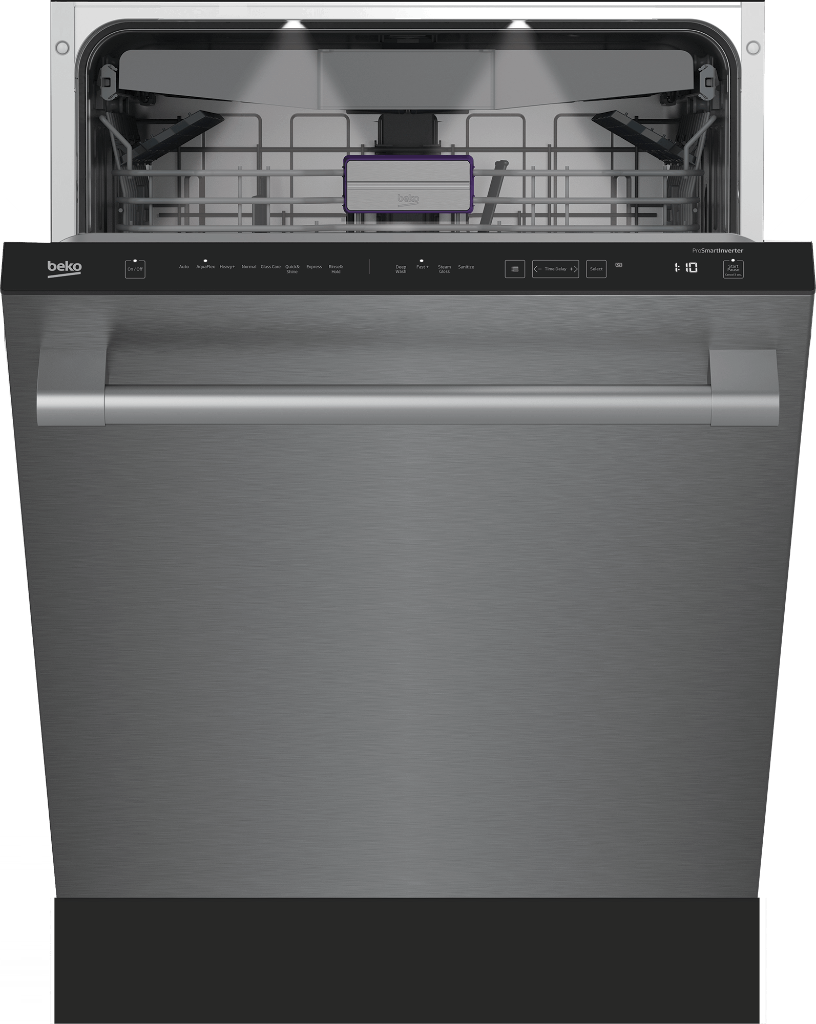 Beko DDT38532X 16 Place Settings Tall Tub Dishwasher - 45 dB Ultra Quiet, Energy Efficient for Large Families | Perfect for Open Kitchens and Busy Households