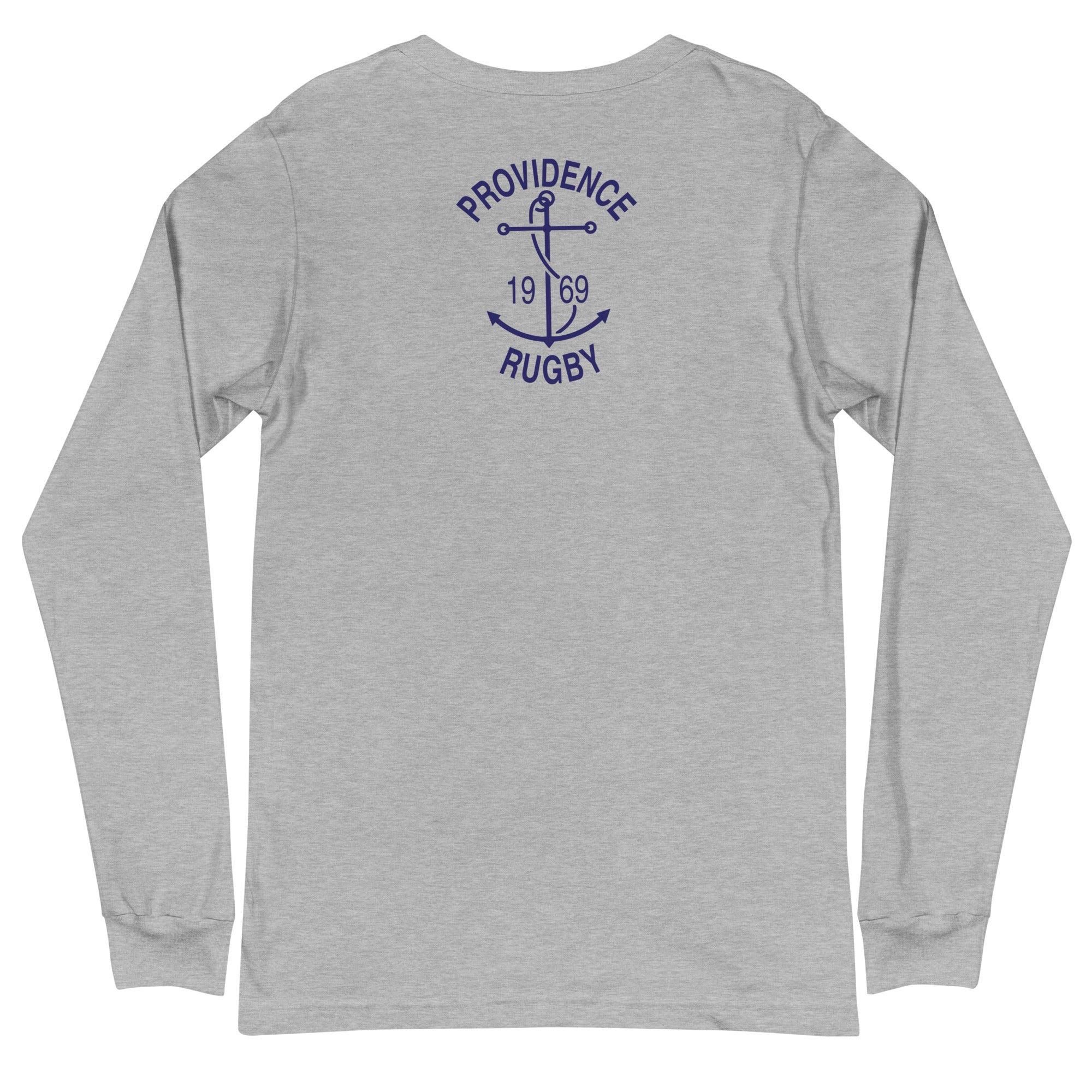 Providence RFC Long Sleeve Social T-Shirt - Comfortable Cotton Rugby Shirt for Men - Perfect for Casual Wear, Sports & Team Events