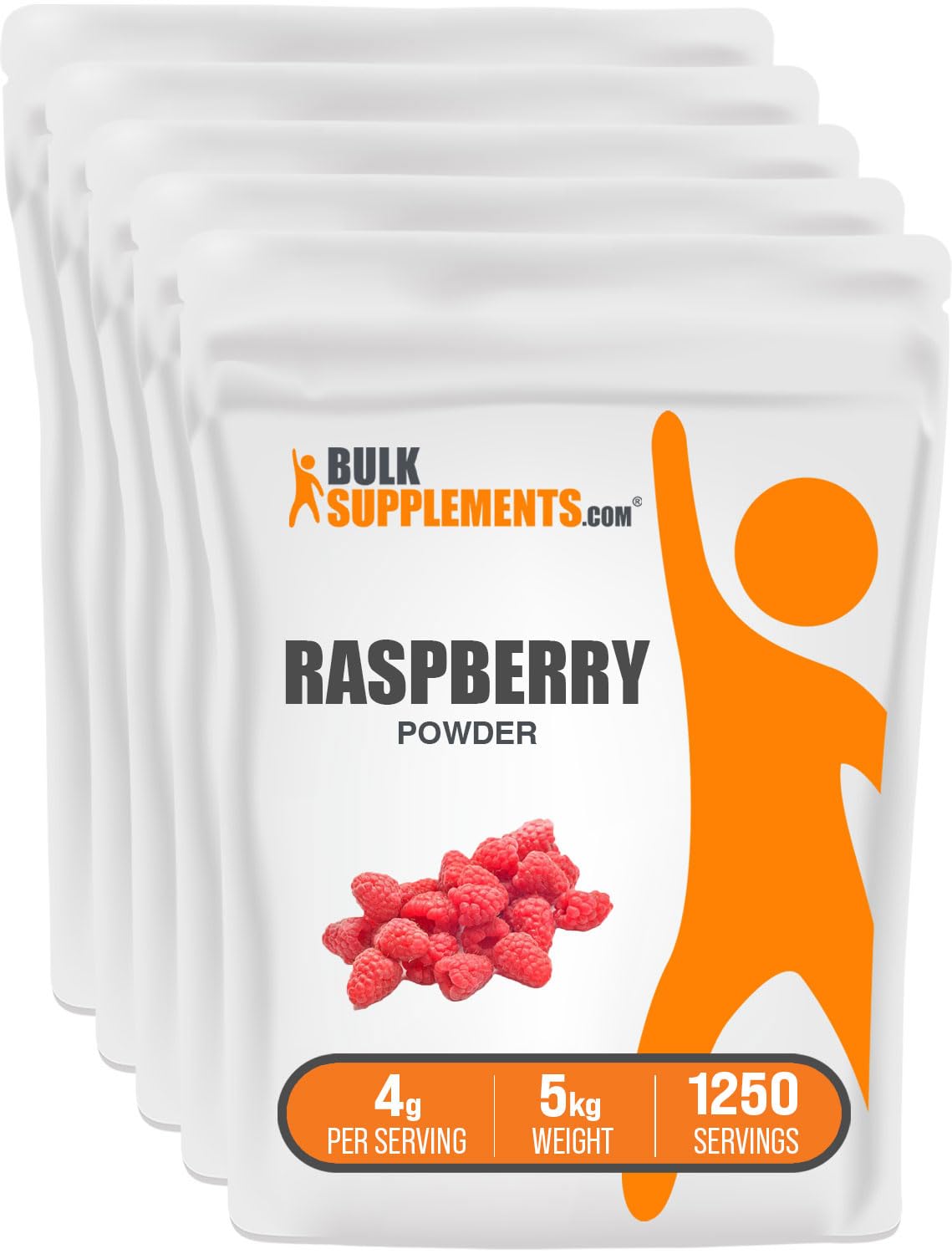 BulkSupplements.com Raspberry Powder - 100% Pure Dried Raspberry Fruit Powder, Natural Antioxidant Supplement for Smoothies, Baking & Healthy Recipes (5kg/11lbs) - Vegan, Gluten-Free, Non-GMO