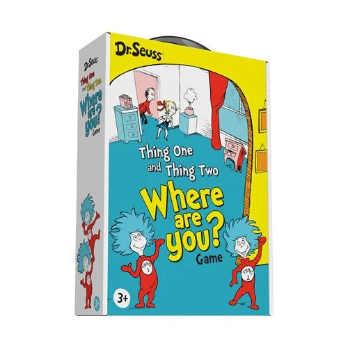 Dr. Seuss Thing 1 and Thing 2 Where Are You? Board Game for Kids - Fun Family Game Night Activity, Perfect for Birthday Parties & Indoor Play