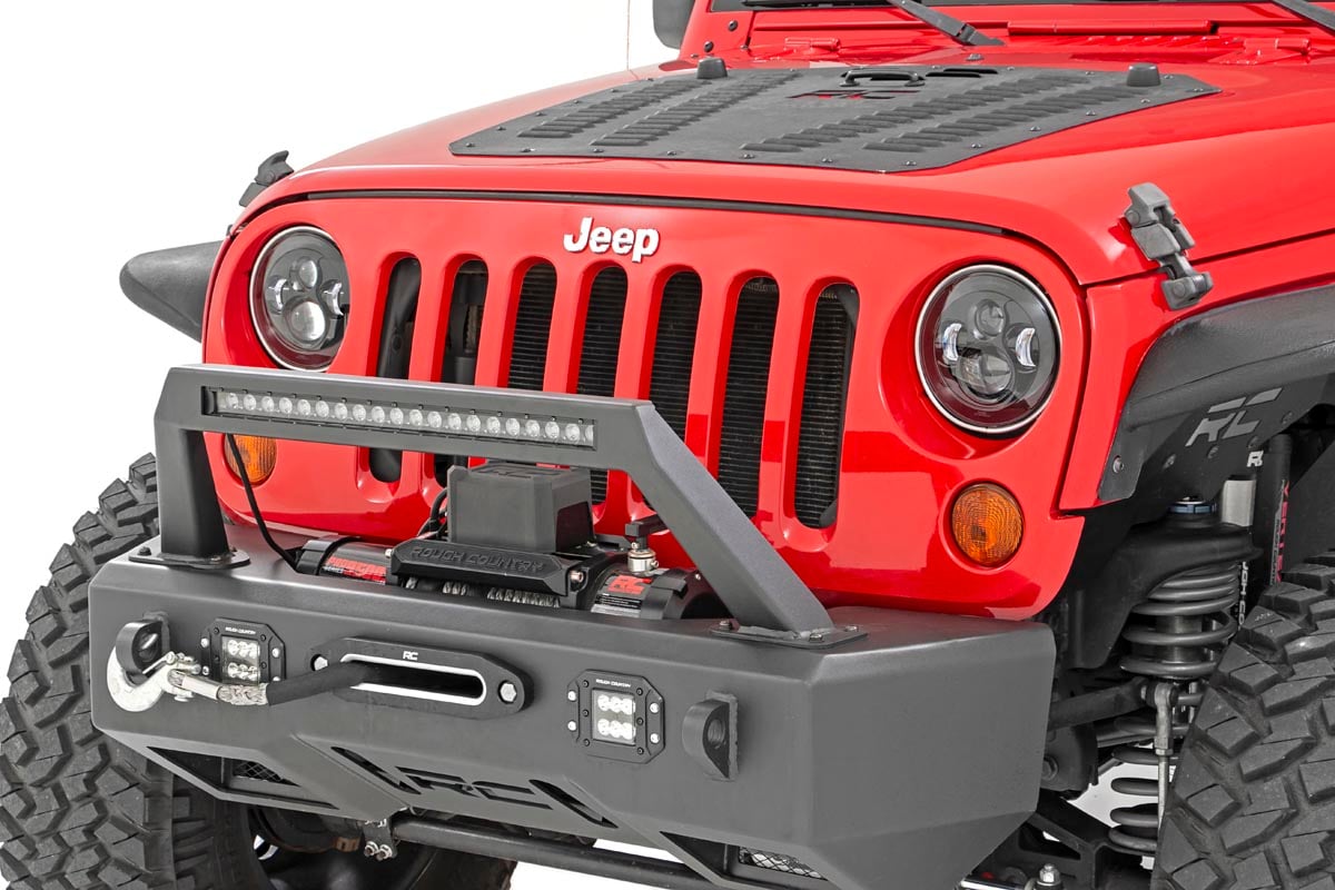 7 Inch LED Headlight Kit - DOT Approved for Jeep Wrangler JK/TJ/Unlimited (RCH5000) - High Brightness Off-Road Lighting for Night Driving & Adventure