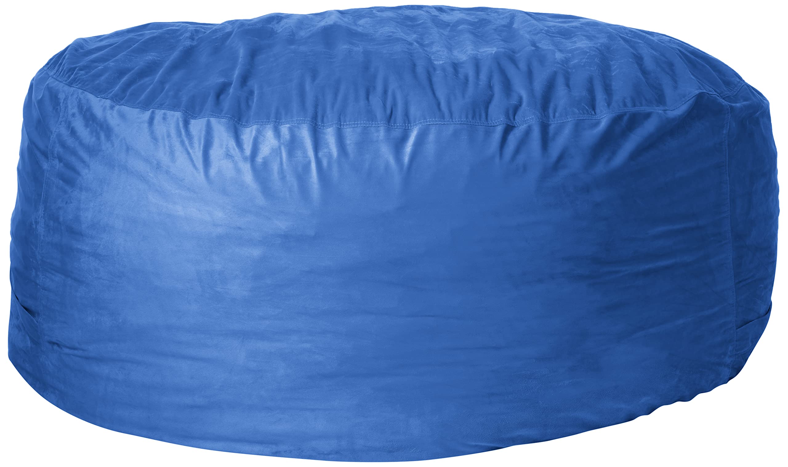 6-Ft Royal Blue Sofa Sack Bean Bag Chair Cover Only - Fluffy Round/Oval Replacement for Comfy Reading & Floor Chairs | Perfect for Living Rooms, Dorms & Game Rooms