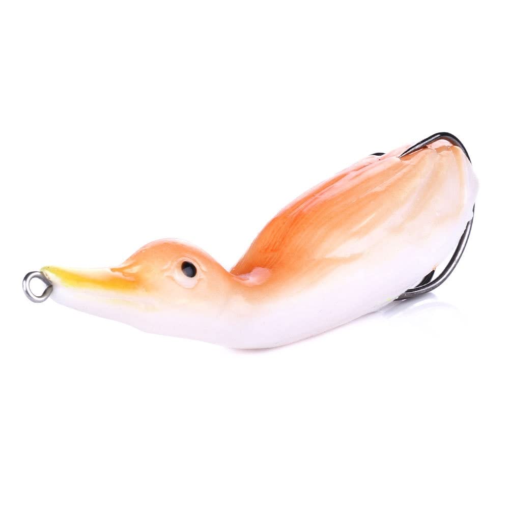 **1Pcs Soft Fishing Bait - 18.5g 10.5cm Artificial Duck & Frog Lure for Pike Fishing, Wobblers for Freshwater & Saltwater (Color: 3) - Perfect for Bass, Trout, and Catfish Angling**