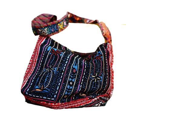 Banjara Handmade Embroidery Patchwork Purse - Bohemian Shoulder Bag for Women | Perfect for Festivals, Travel & Boho Fashion Accessories