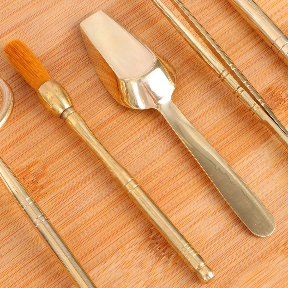 Premium 6-in-1 Tea Making Kit - Ceremonial Tea Set with Stainless Steel Tools & Bamboo Tray - Perfect for Home Brewing, Tea Ceremonies & Gifts