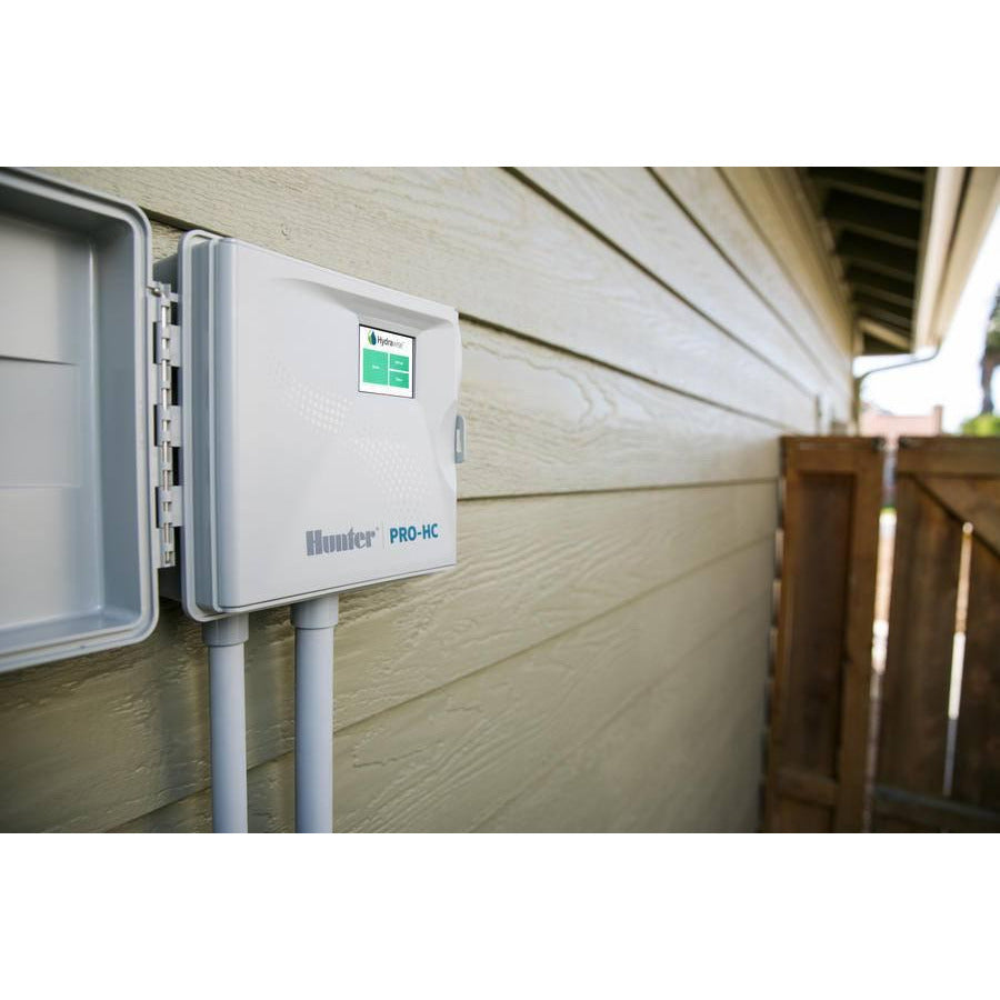 Hunter Industries PHC 1200 Smart WiFi Sprinkler Controller - 12 Zone Residential & Commercial Irrigation System with Hydrawise Web-Based Software | Weather-Based Watering for Lawns & Gardens