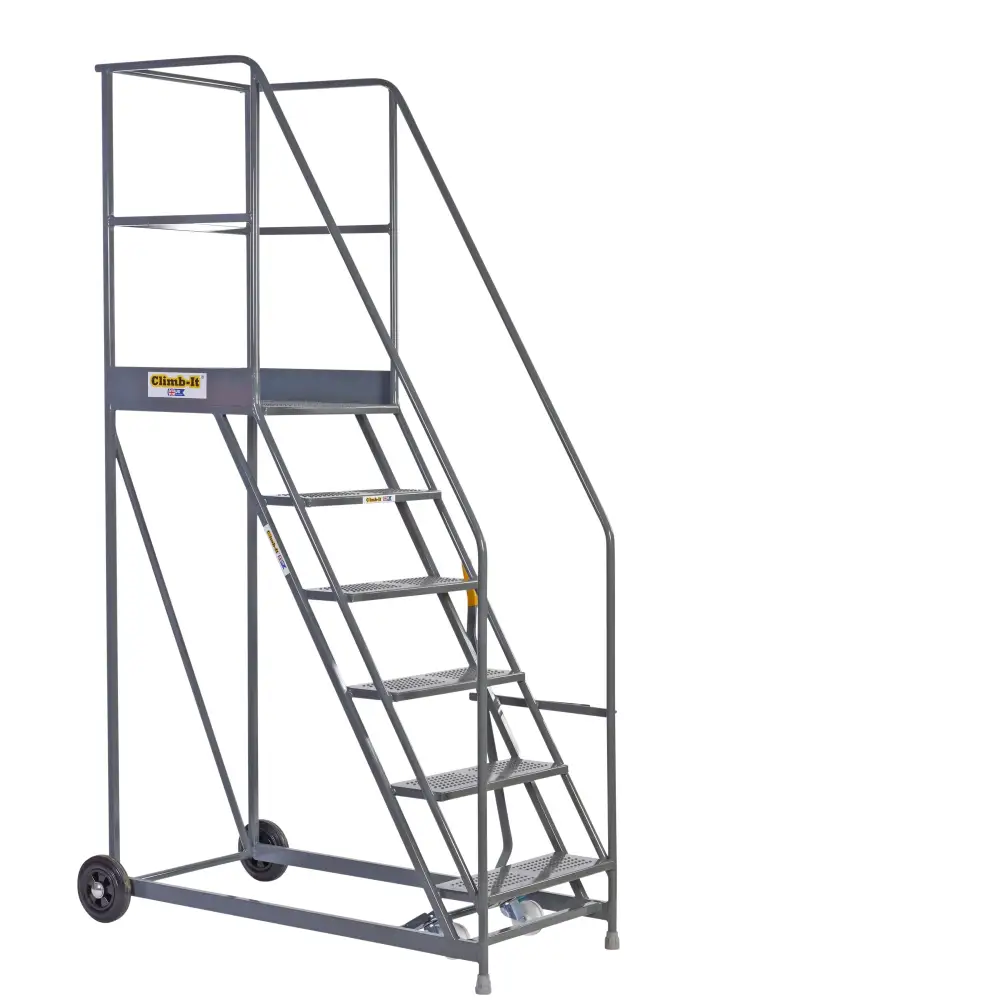 Climb It UK Warehouse Steps - Heavy Duty Steel Ladder for Home & Industrial Use | Perfect for Storage, Shelving & Maintenance
