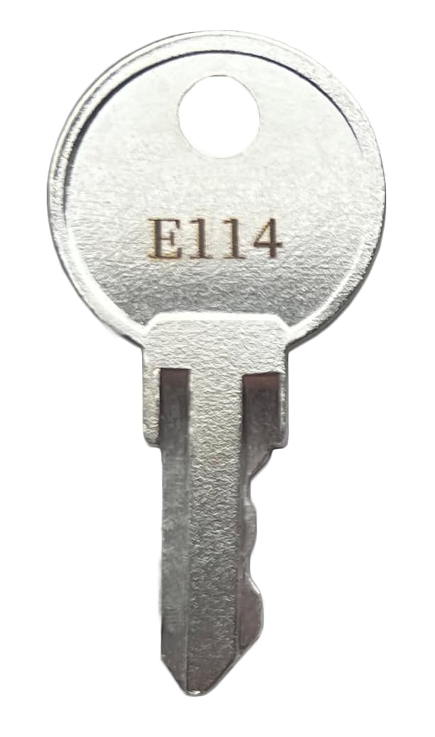 KeyPower Replacement Keys (5-Pack) for E114/E-114 Toilet Paper Dispenser - Compatible with Paper Towel, Toilet Tissue & Soap Dispensers - Perfect for Schools, Offices and Public Restrooms