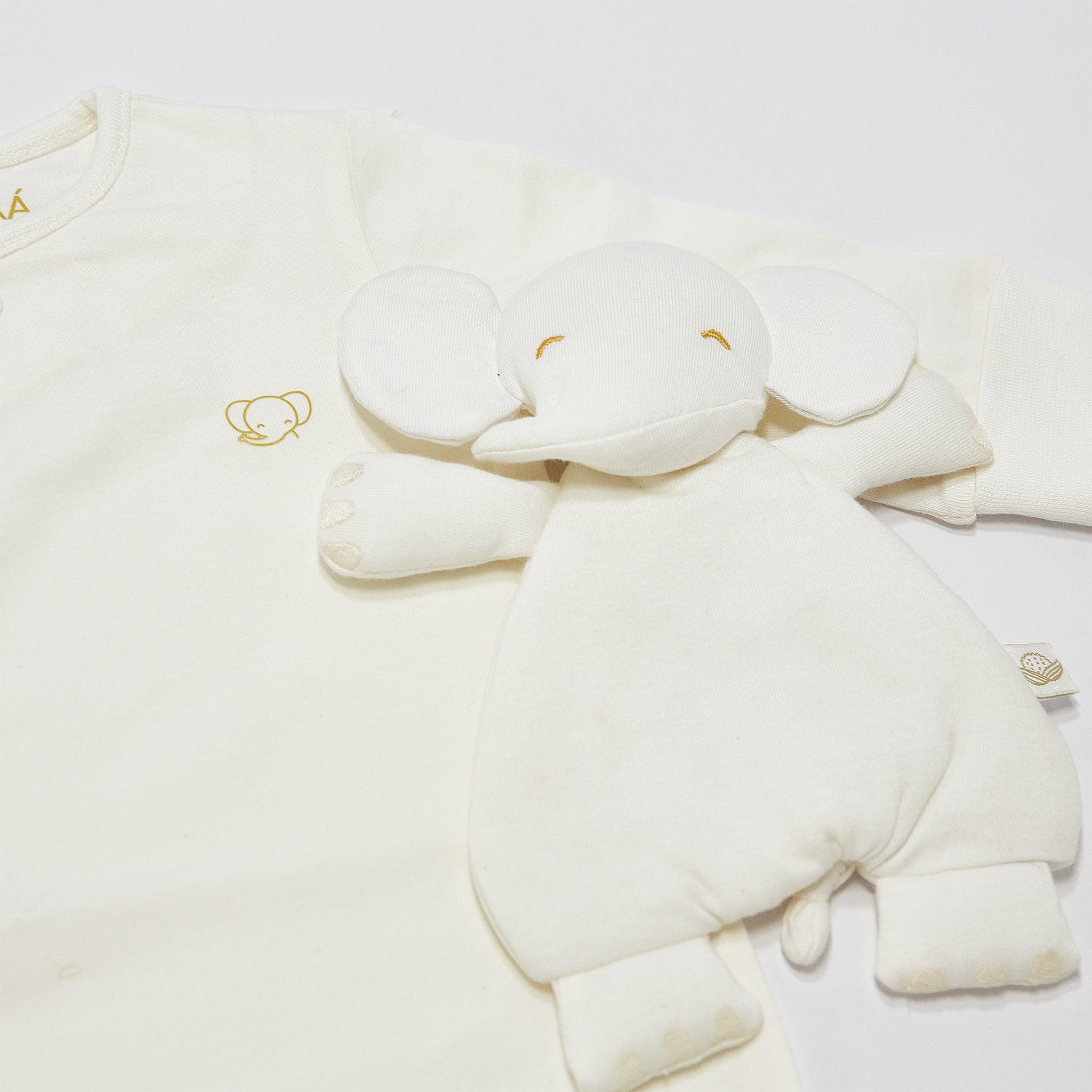 Organic White Baby Gift Set - Newborn Essentials Bundle for Boys & Girls - Perfect for Showers, Birthdays & Special Occasions