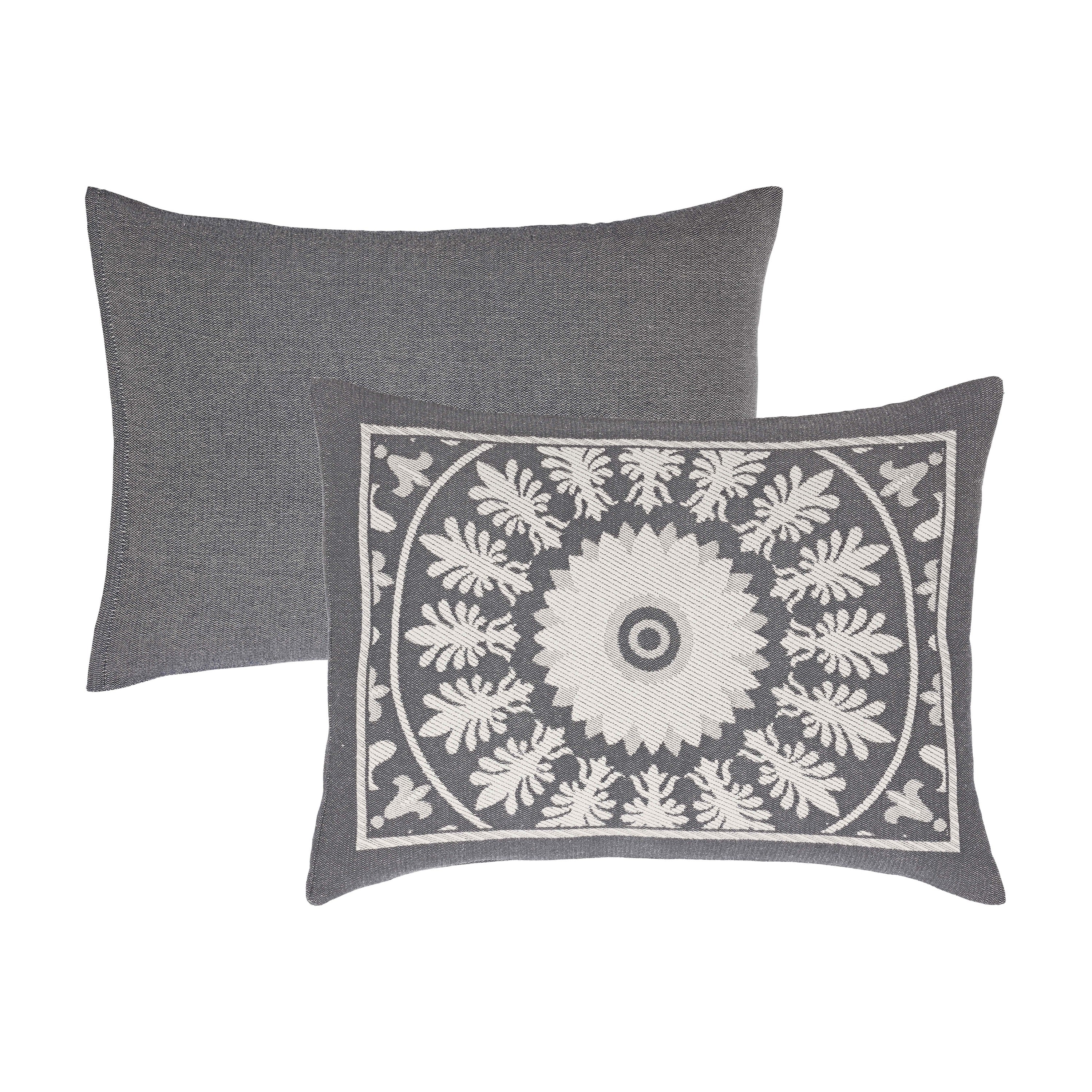 Traditional Medallion Cotton Blend Woven Jacquard Bedspread Set - Queen Size Luxury Bedding for Master Bedroom - Perfect for Home Decor, Guest Room & Hotel Use
