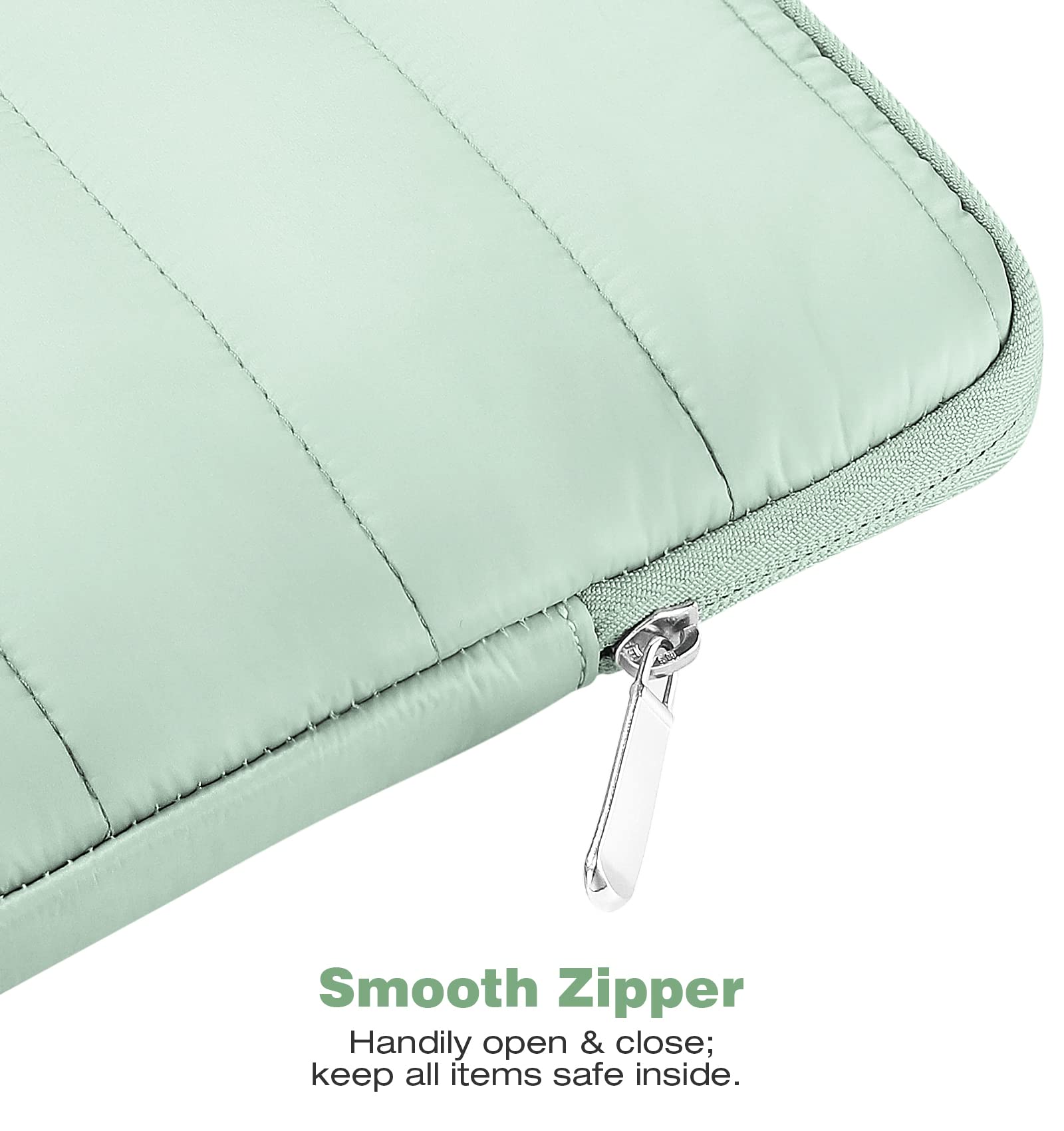 Premium 9-11 Inch Tablet Sleeve Case for iPad Pro M4/Air M2 2024 | Puffy Protective Bag Compatible with iPad Air 5/4, iPad 10th/9th/8th & Galaxy Tab S8/S9 11