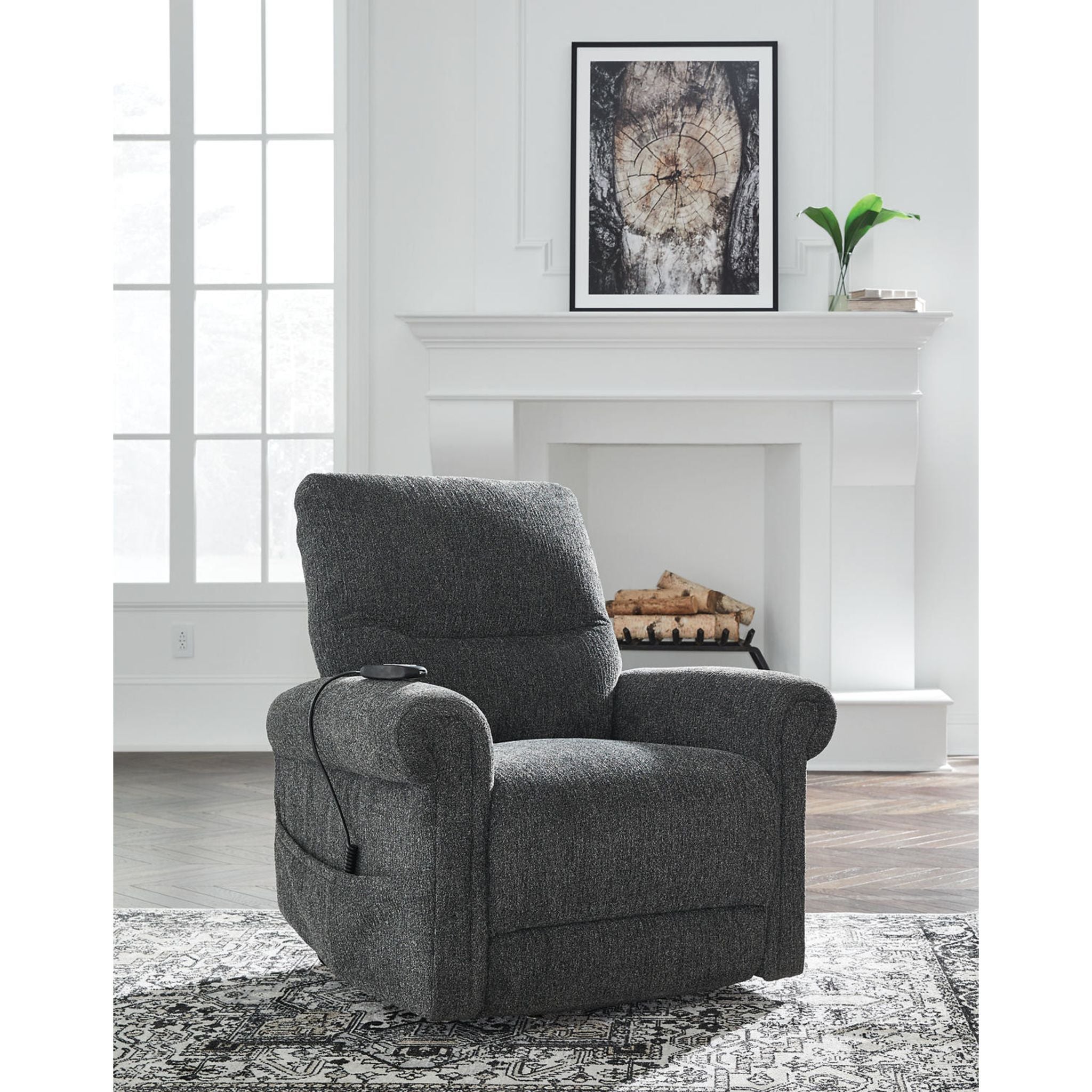 Aureta Power Lift Recliner Chair for Elderly - Electric Massage Reclining Sofa with Heat & USB Ports - Perfect for Living Room, Home Theater & Senior Comfort
