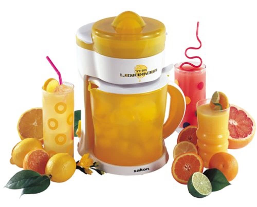 Salton LM8 Electric Lemonade Maker - Fresh Squeezed Lemon Juice Extractor for Homemade Lemonade, Cocktails & Healthy Drinks - Perfect for Parties, BBQs & Summer Refreshments