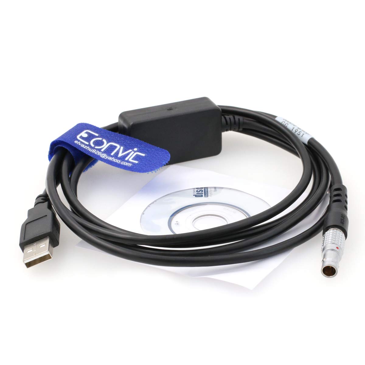 Eonvic GEV267 806093 USB Data Cable for Total Station - High-Speed Data Transfer Cord for Surveying Equipment | Perfect for Construction, Land Surveying & Engineering Projects