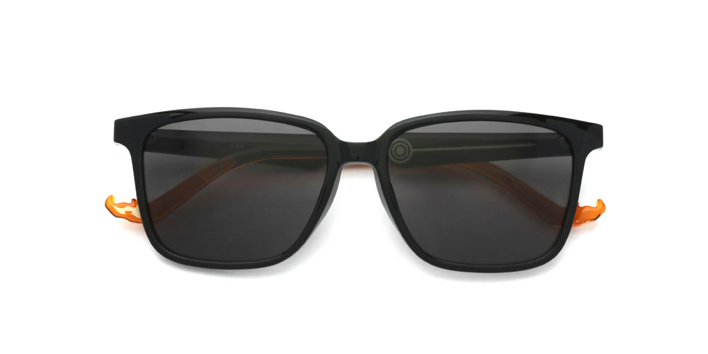 JINS x NARUTO NARUTO SG Model Black Anime Glasses - Stylish Eyewear for Naruto Fans, Cosplay & Daily Wear