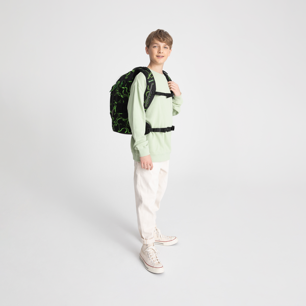 Satch Pack Green Supreme - Premium Eco-Friendly Backpack for Travel, Work & School | Durable & Stylish Daypack for Men & Women | Perfect for Commuting, Hiking & Outdoor Adventures