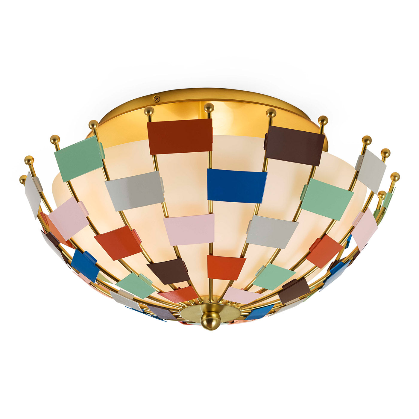 Modern Miami Flush Mount Ceiling Light - Sleek LED Fixture for Living Room, Bedroom & Kitchen - Energy Efficient Indoor Lighting for Home Decor
