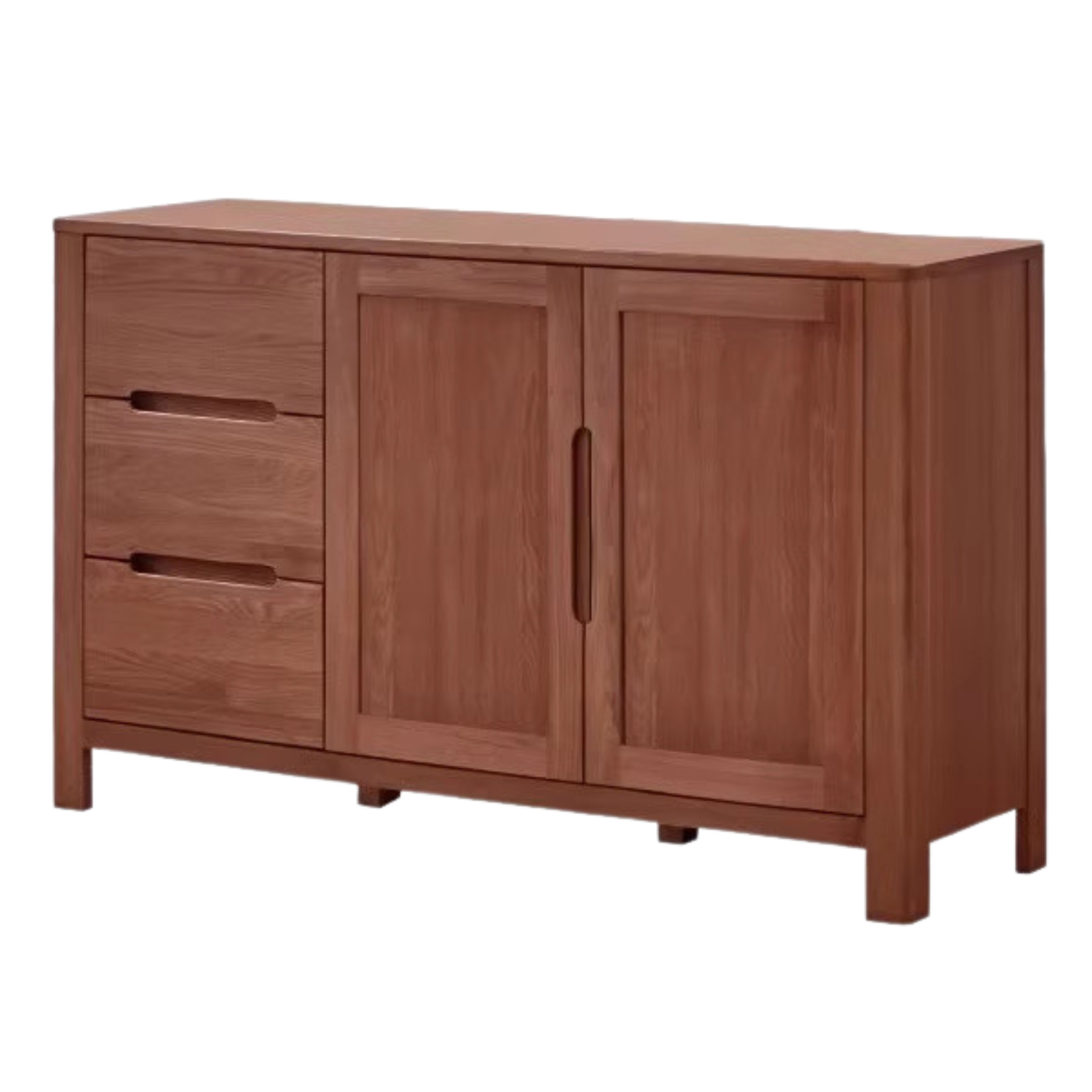 59.1x15.8x32.5 inch / 150x40x82.5сm / Walnut color / two-door sideboard