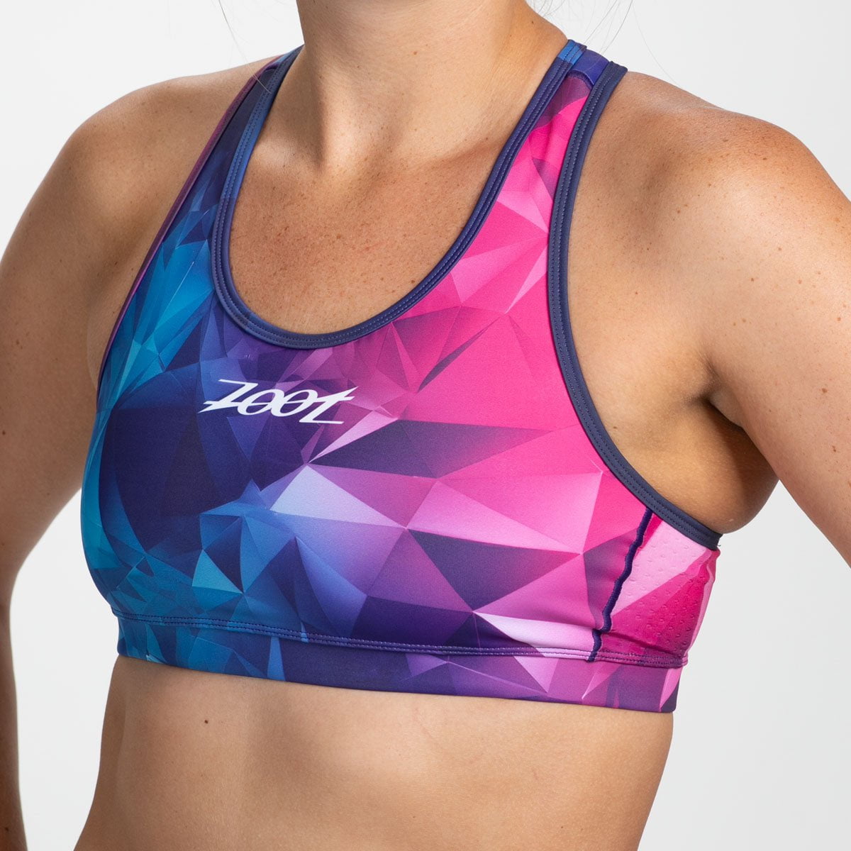 Women's Limited Edition Tri Bra with Crystal Embellishments - Comfortable & Stylish for Yoga, Workouts, and Everyday Wear