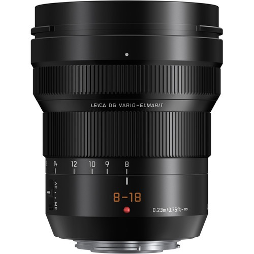 Panasonic Leica DG Vario-Elmarit 8-18mm f/2.8-4 ASPH. Lens for Micro Four Thirds Cameras - Wide Angle Zoom Lens for Landscape, Travel & Street Photography