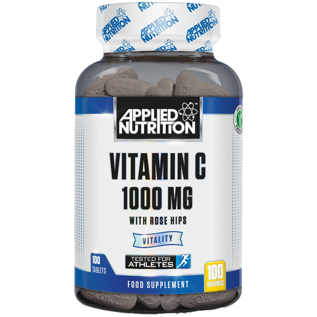 Applied Nutrition Vitamin C 1000mg with Rose Hips - 100 Tablets | Immune Support & Antioxidant Boost for Daily Wellness
