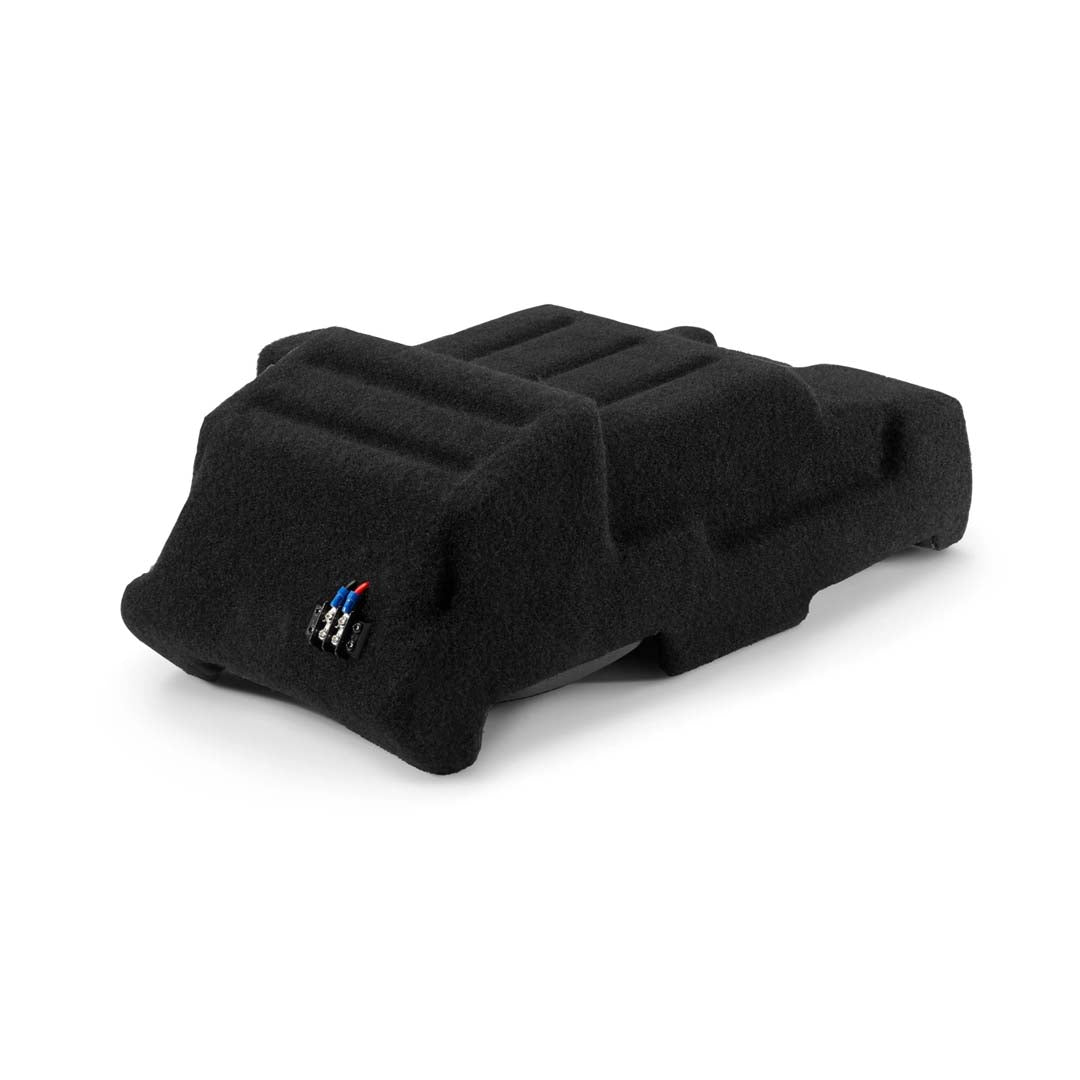 JL Audio SB GM 4GSUVCNSL/10TW1 Stealthbox Subwoofer Enclosure for 2015-Up Full Size SUVs with Front Bucket Seats & Factory Console - 10TW3 300W Car Audio System - Perfect for Road Trips, Bass Boost & Premium Sound Experience
