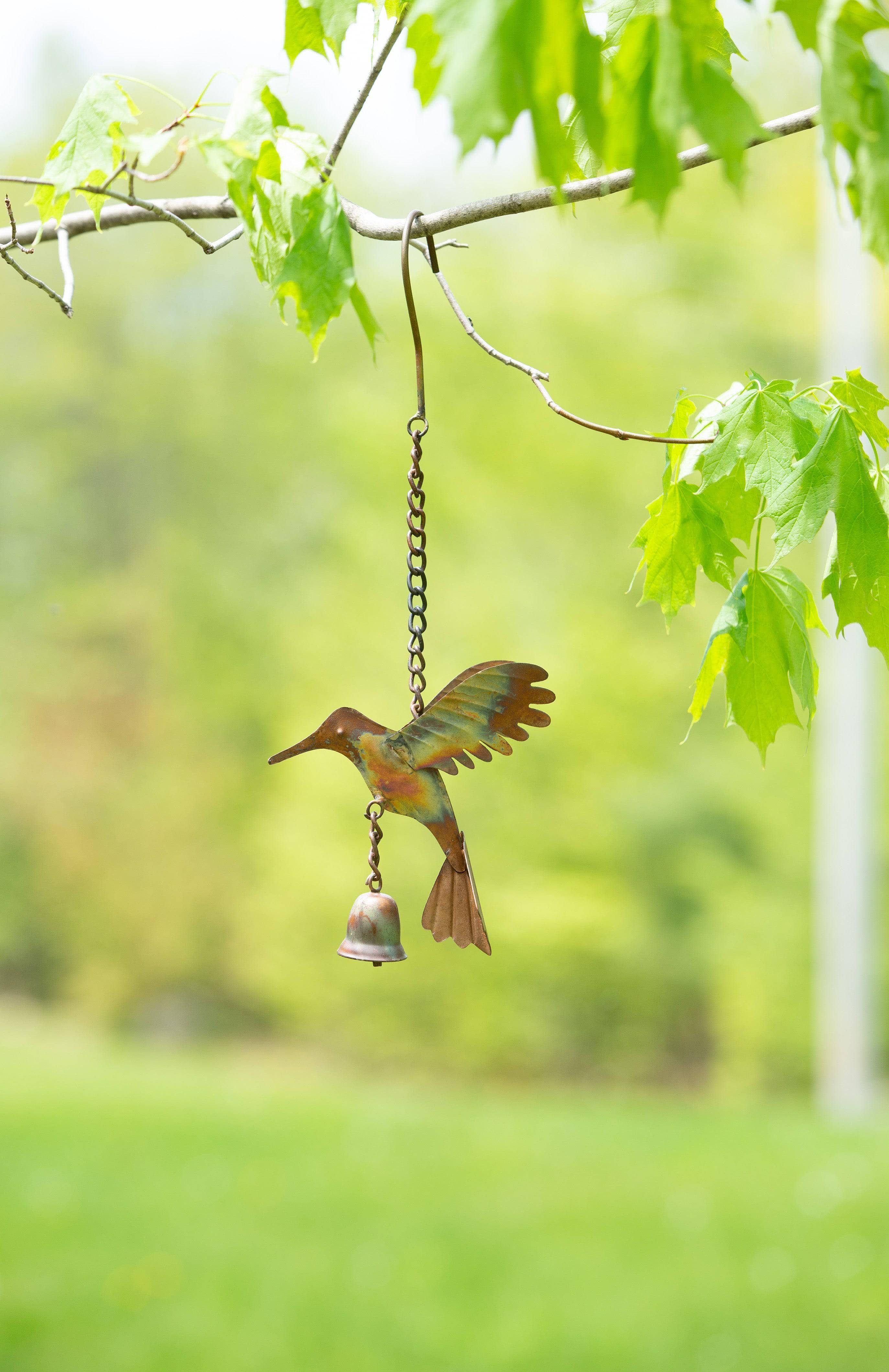 Hummingbird Flamed Glass Ornament - Handcrafted Home Decor for Christmas Tree, Gift, or Window Display