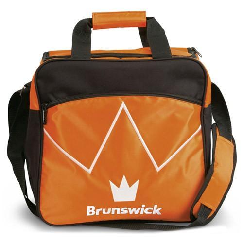 Brunswick Blitz Single Tote Orange Bowling Bag - Lightweight Durable Bowling Accessory for Men & Women - Perfect for League Play, Practice & Tournaments