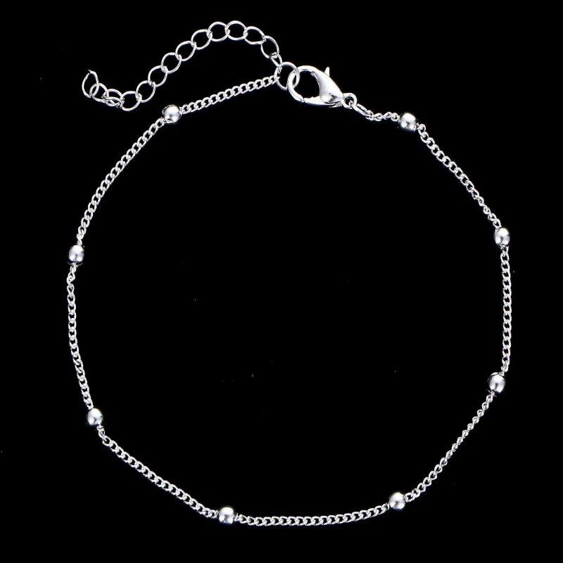 Elegant Adjustable Ankle Bracelet for Women - Perfect for Beach, Summer & Boho Fashion