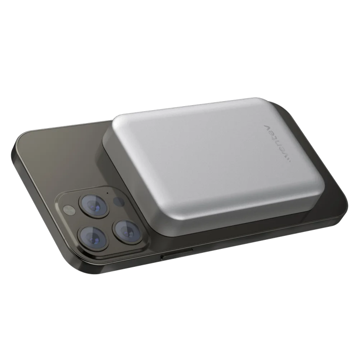 Magsafe Portable Battery 5000mAh - Ultra Slim Wireless Power Bank for iPhone 12/13/14/15 - Perfect for Travel, Camping & Daily Charging On The Go