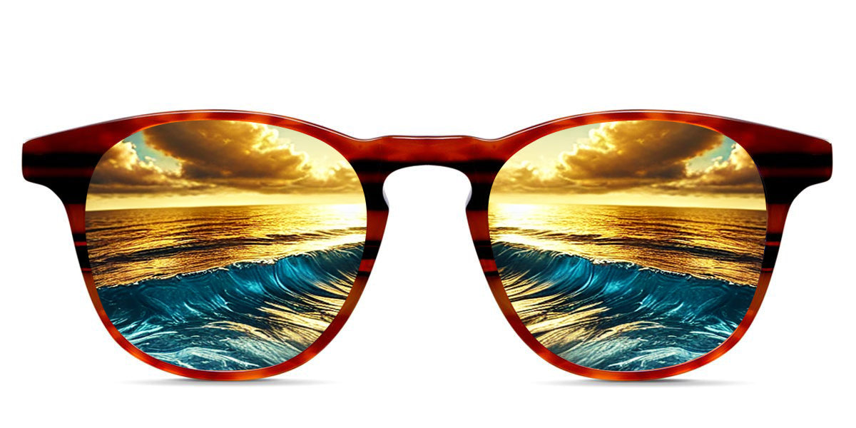Powell Women's Prescription Sunglasses - UV Protection, Polarized Lenses for Driving, Outdoor & Fashion Use