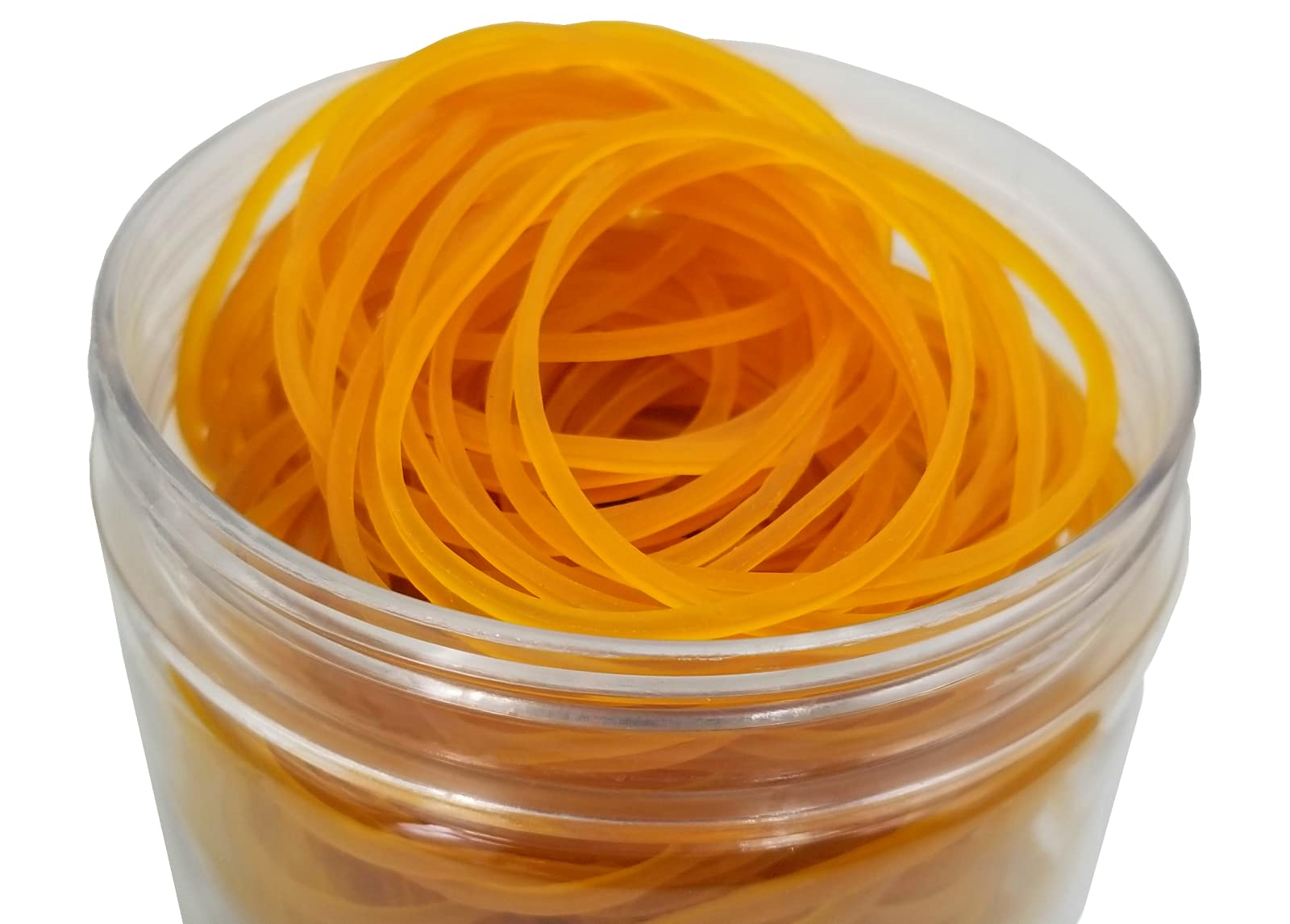 200pcs Heavy Duty Yellow Rubber Bands - Elastic Office Bands for School, Home & Office Supplies - Perfect for Organizing Documents, Bundling Items, DIY Crafts & Daily Use (Yellow)