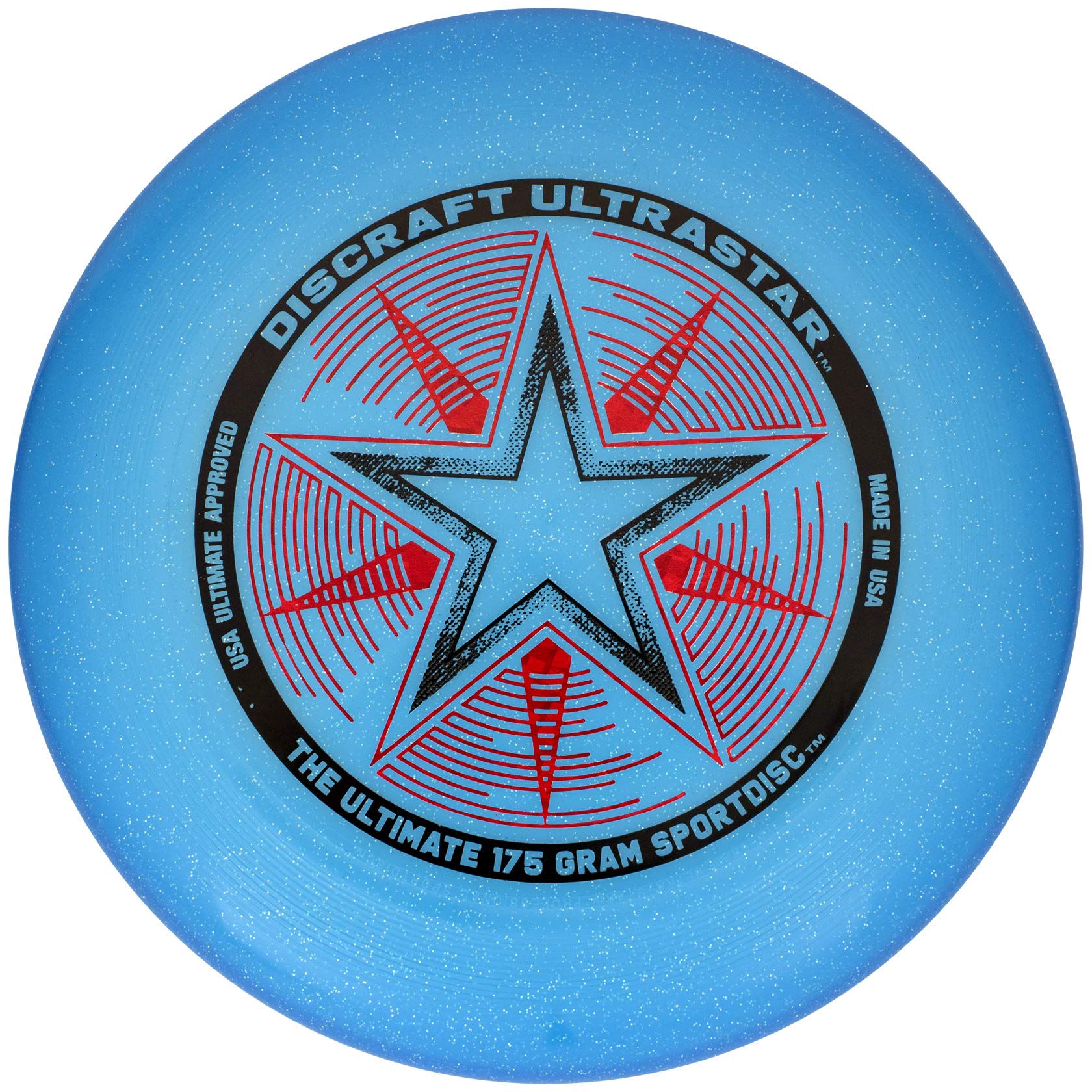 Discraft 175g Ultra Star Sport Disc - Ultimate Frisbee & Outdoor Games - Perfect for Tournaments, Backyard Fun, and Team Sports