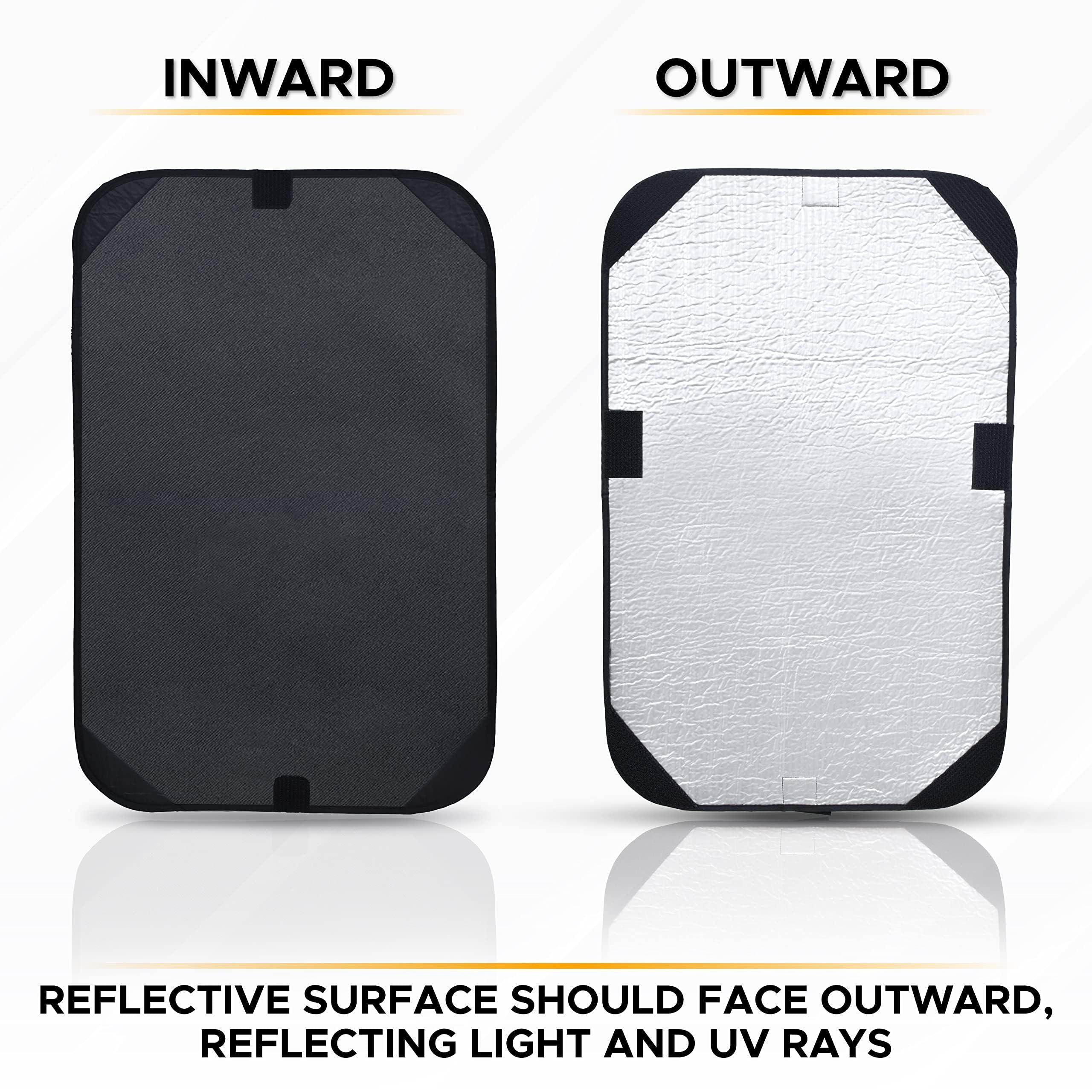 EcoNour RV Window Shade 2 Pack - UV Protection for Travel Trailer & Camper - 16