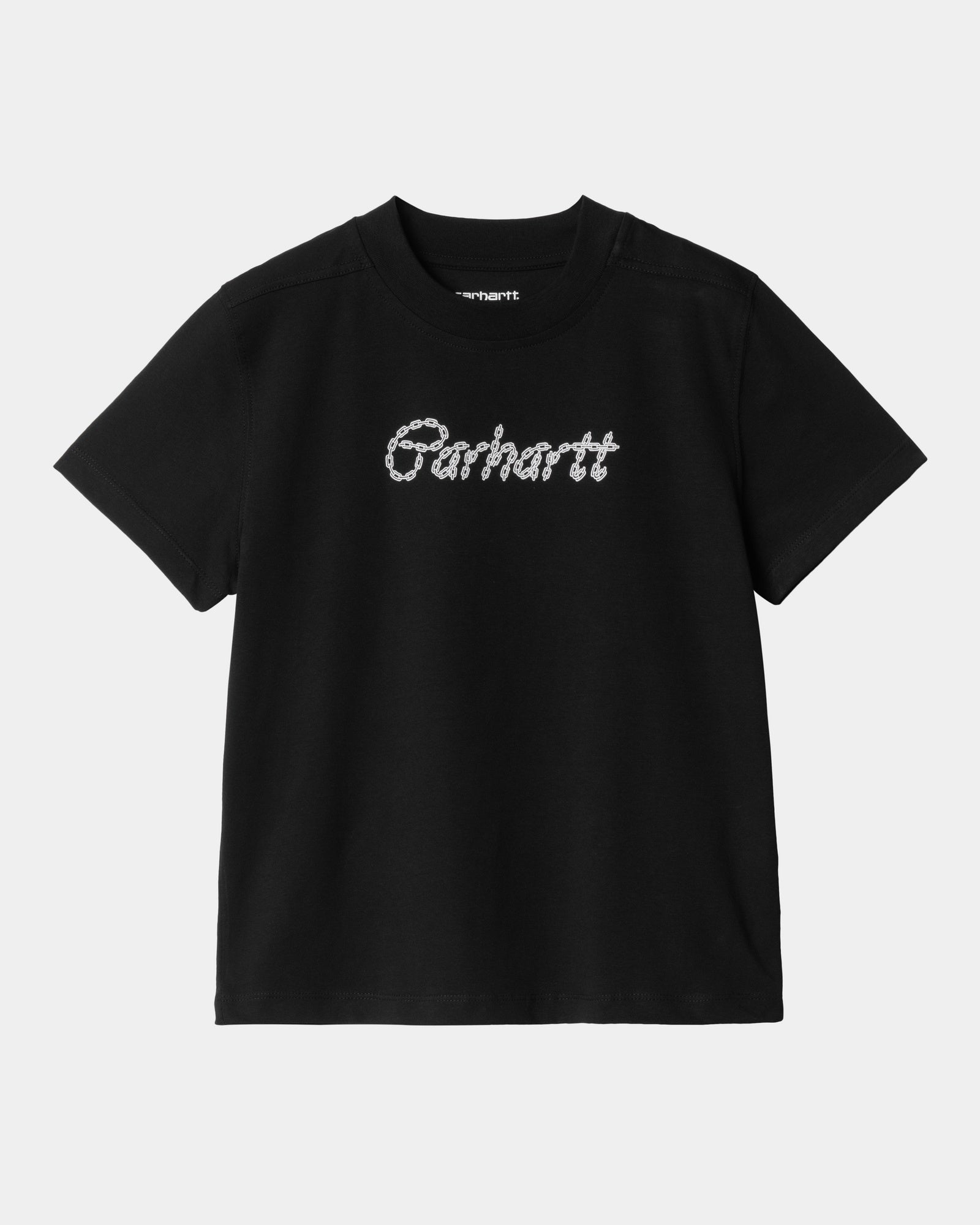 Women's Stylish Chained T-Shirt - Trendy Black & White Cotton Tee for Casual Wear, Street Fashion & Everyday Outfits