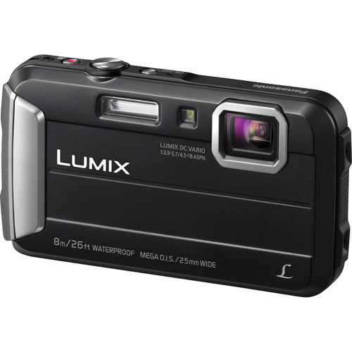 Panasonic Lumix DMC TS30 Waterproof Digital Camera 16.1MP with 4x Optical Zoom - Shockproof & Freeze Proof for Outdoor Adventures, Travel & Underwater Photography (Black)