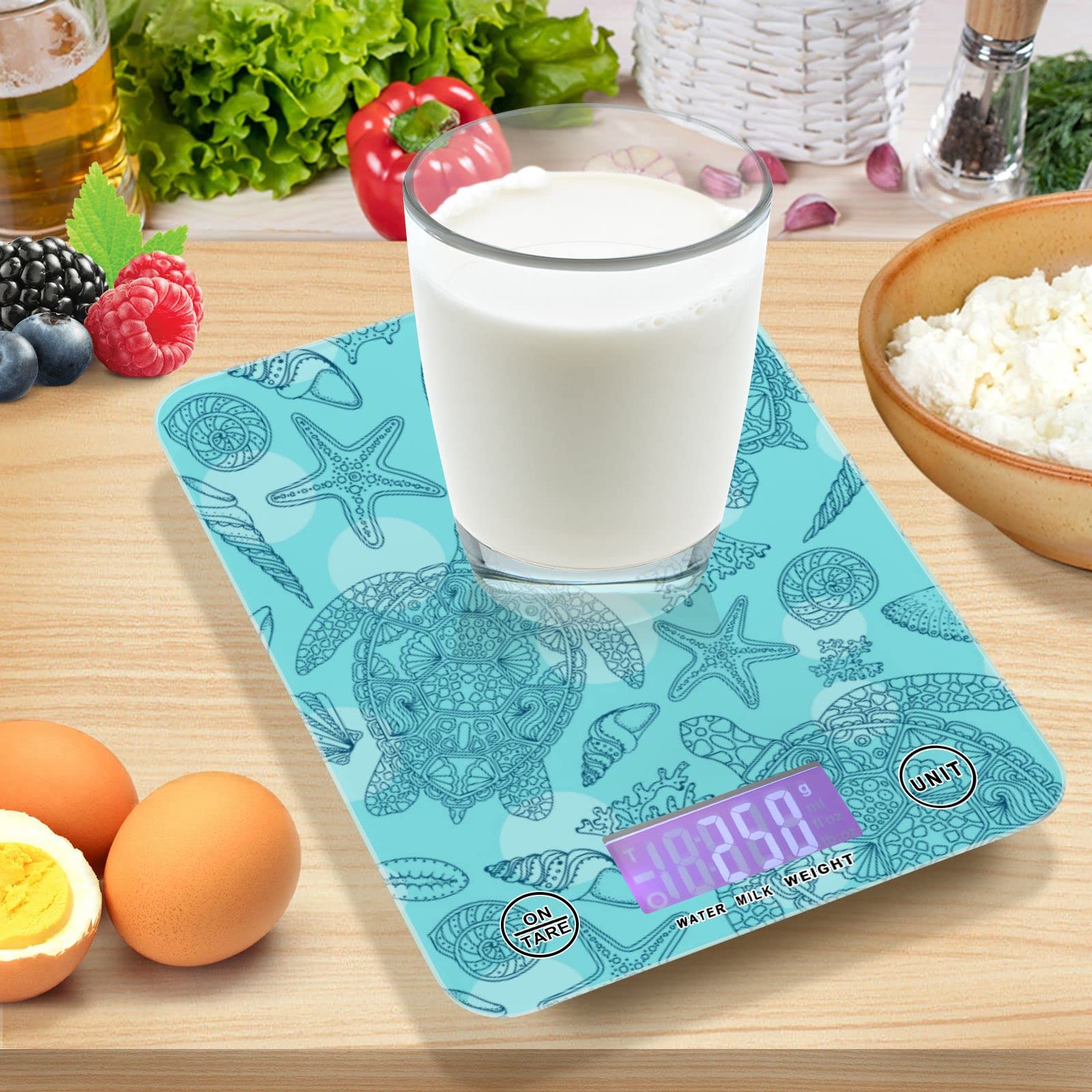 Precision Digital Kitchen Scale for Baking, Cooking & Weight Loss - Measures in Ounces & Grams - Perfect for Meal Prep, Portion Control & Healthy Eating