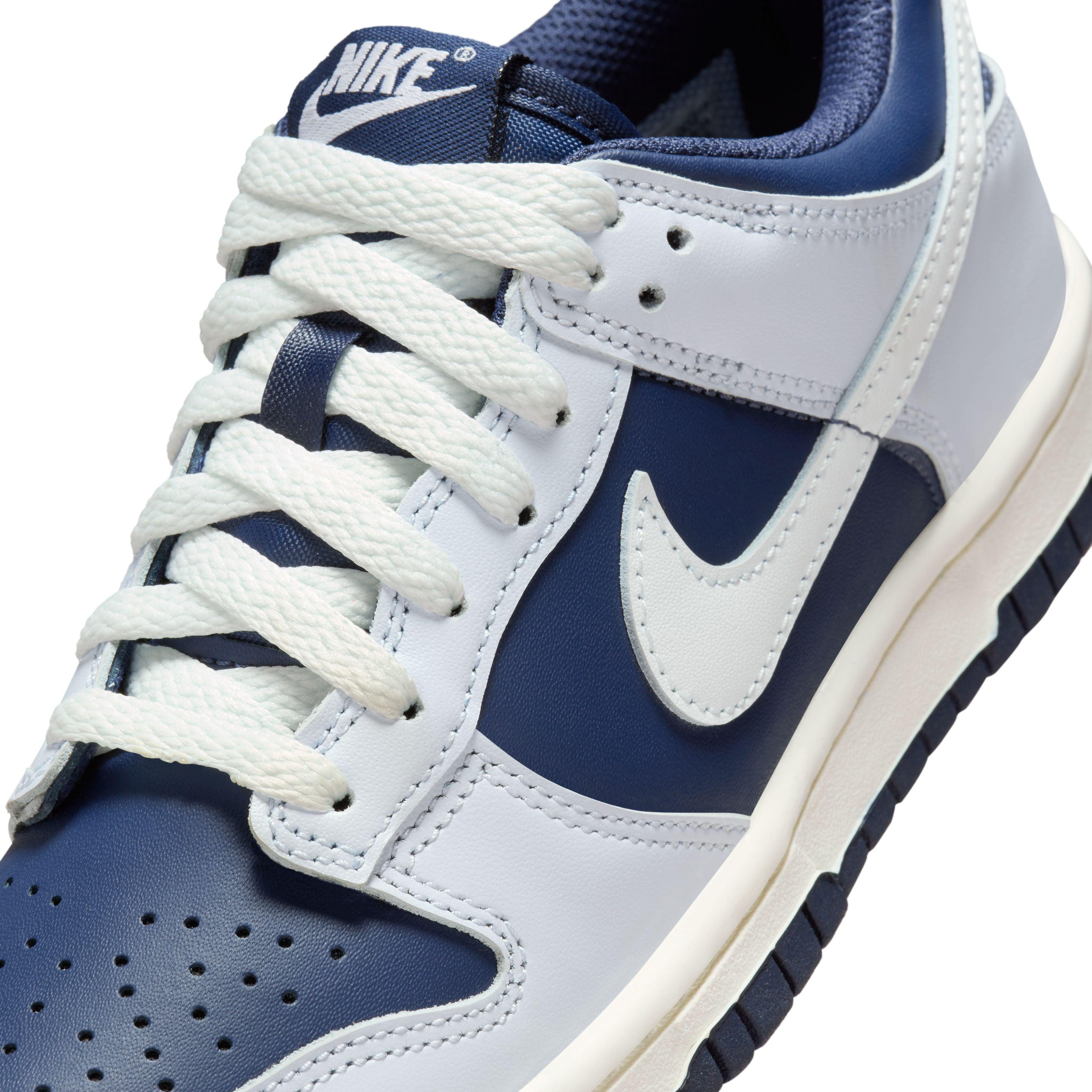 Nike Kids Dunk Low 'Football Grey' Sneakers - Lightweight Basketball Shoes for Boys & Girls - Perfect for School, Sports & Casual Wear