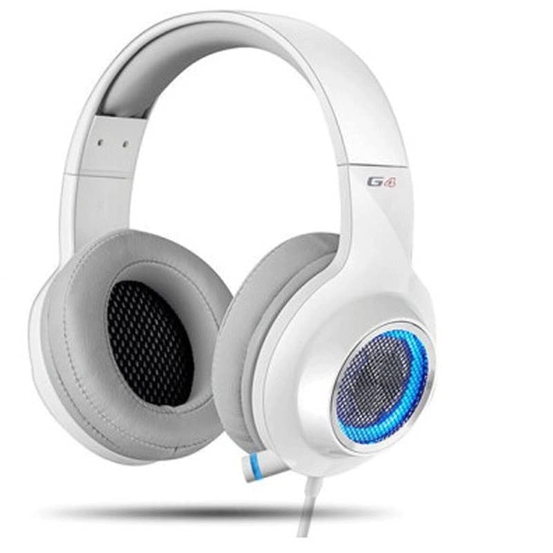 7.1 Virtual Surround Sound Gaming Headset with Microphone - Over Ear Headphones with Soft Memory Earmuffs & Stylish LED Lights for PC, PS4, Xbox - Perfect for Competitive Gaming & Streaming