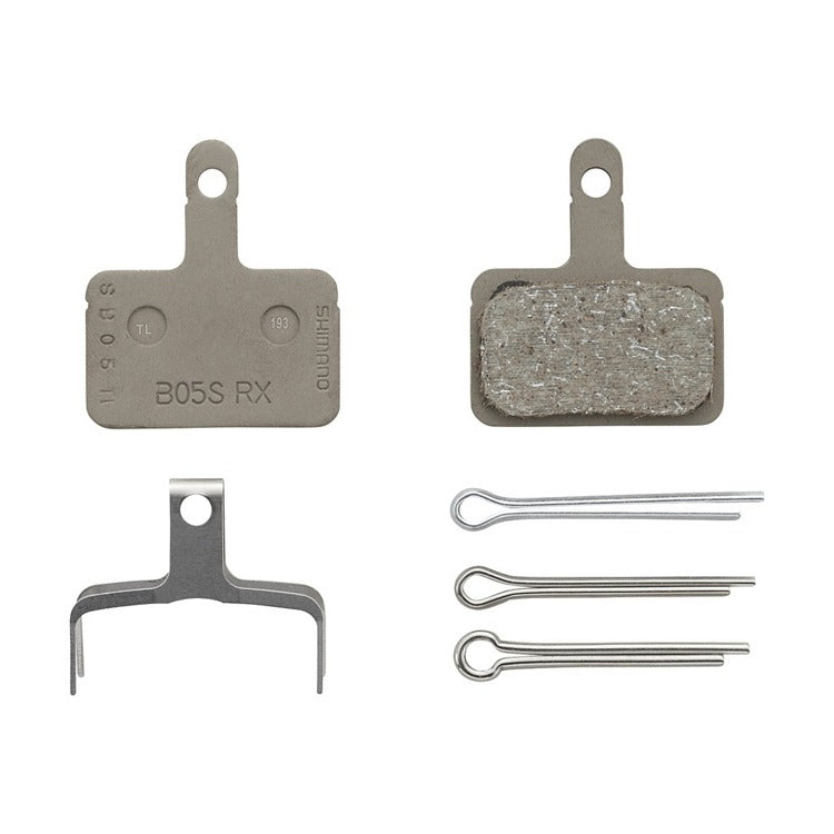 Shimano B05S RX Resin Disc Brake Pads - High Performance Bicycle Brake Pads for Road & Mountain Bikes - Perfect for Commuting, Racing & Off-Road Adventures