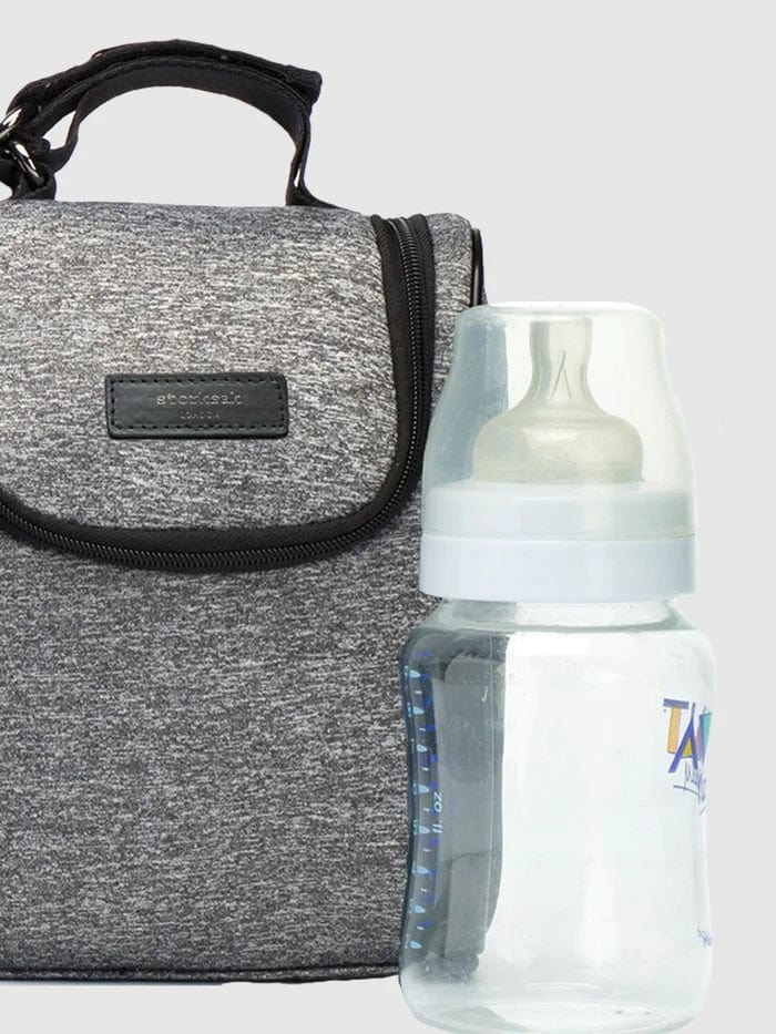 Storksak St James Scuba Changing Bag - Waterproof Diaper Bag for Moms, Baby Essentials Organizer with Insulated Bottle Pockets - Perfect for Travel, Daycare & On-the-Go Parenting